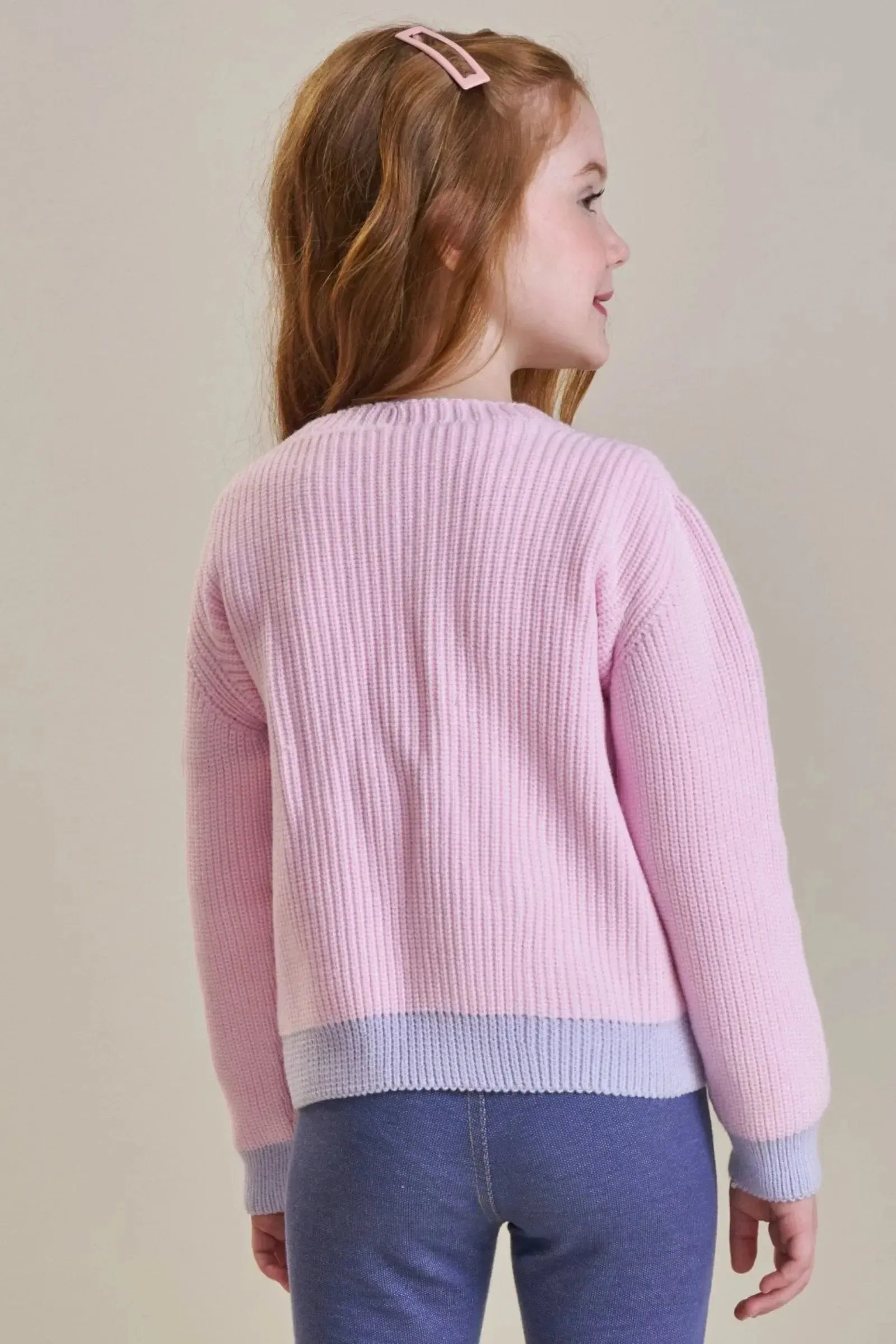 Cardigã em Tricot Prime 90416 Infanti Infantil Menina