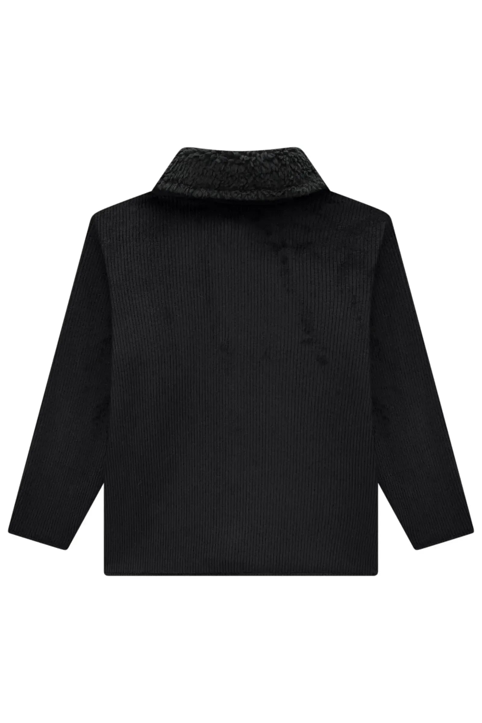 Casaco em Fleece Cotelê Dublado com Pelo Carneirinho 89514 LucBoo Bebê Menino