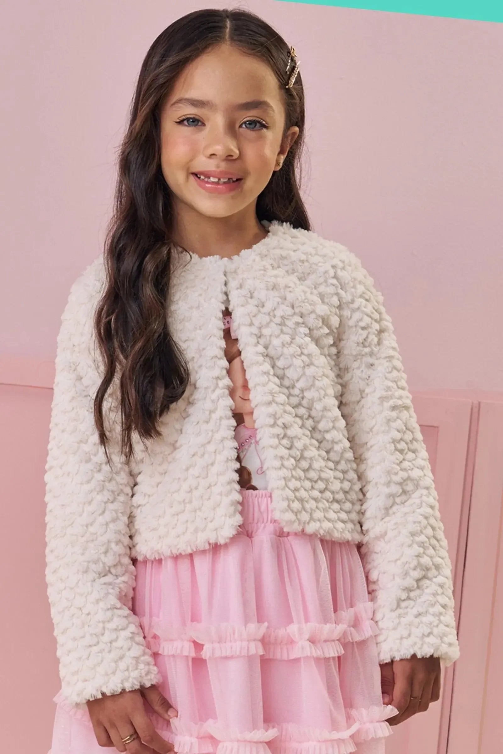 Casaqueto em Pêlo Ondas 91767 Kukiê Infantil Menina