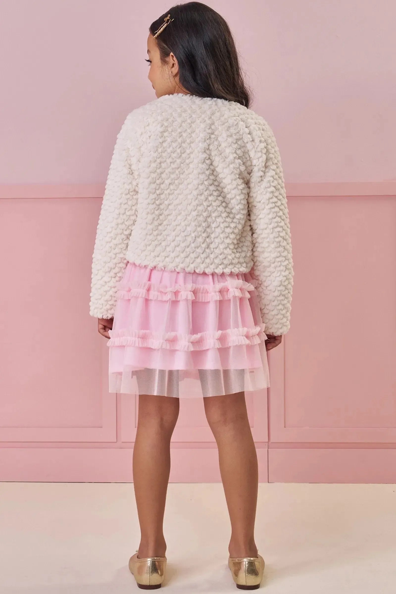 Casaqueto em Pêlo Ondas 91767 Kukiê Infantil Menina