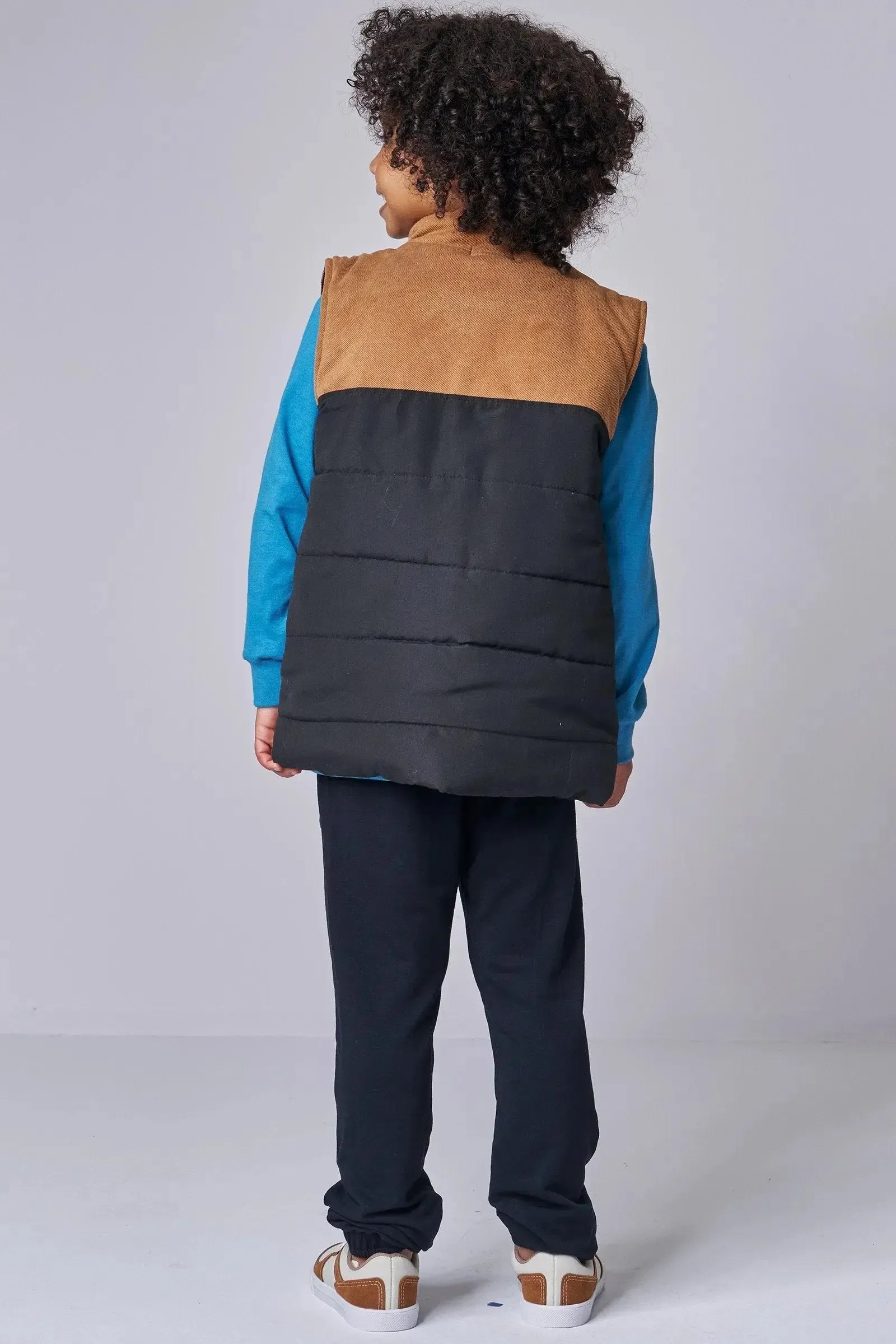 Colete em Tecido Twill com Elastano e Nylon Bora 89459 LucBoo Infantil Menino