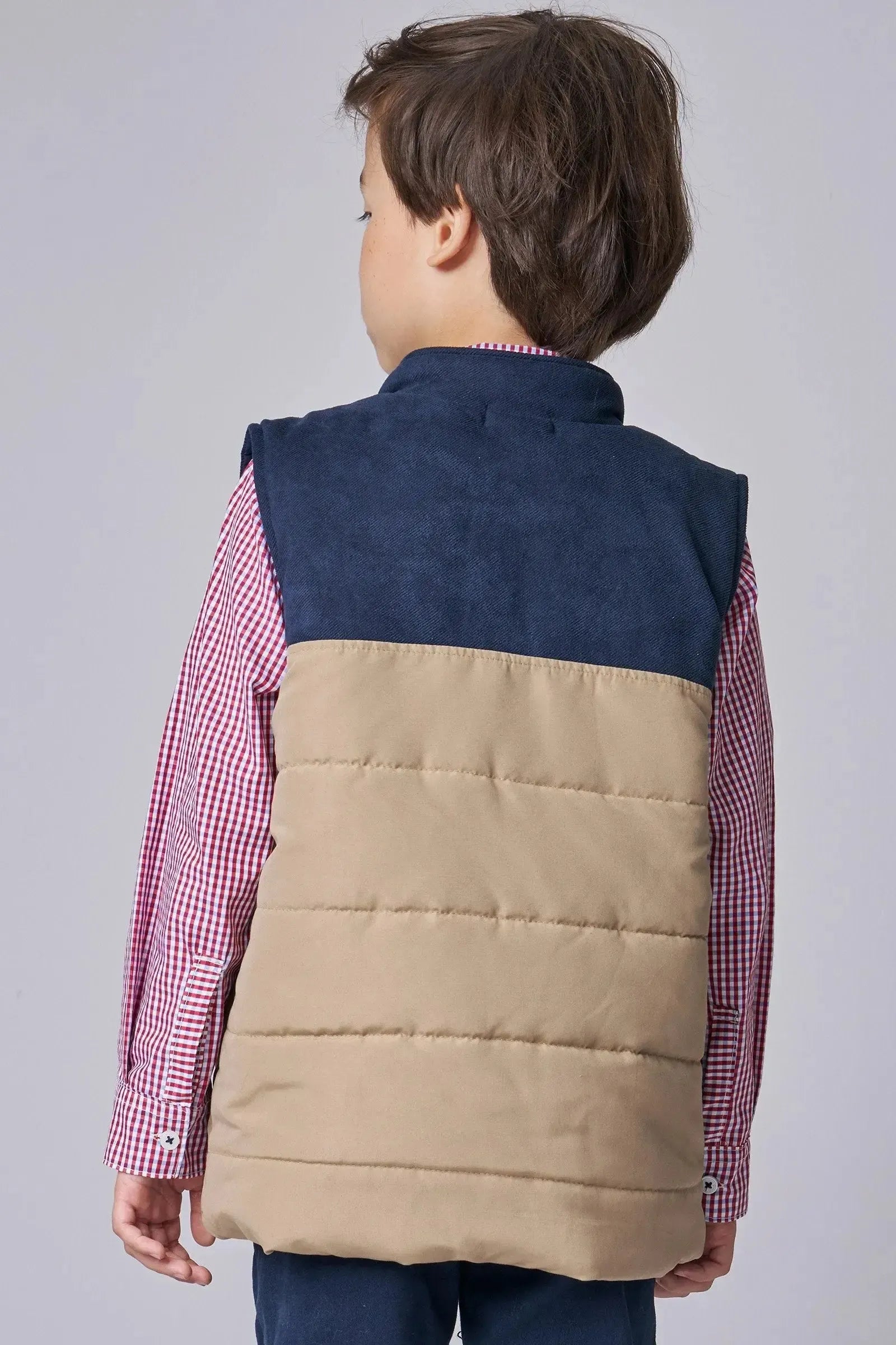 Colete em Tecido Twill com Elastano e Nylon Bora 89459 LucBoo Infantil Menino