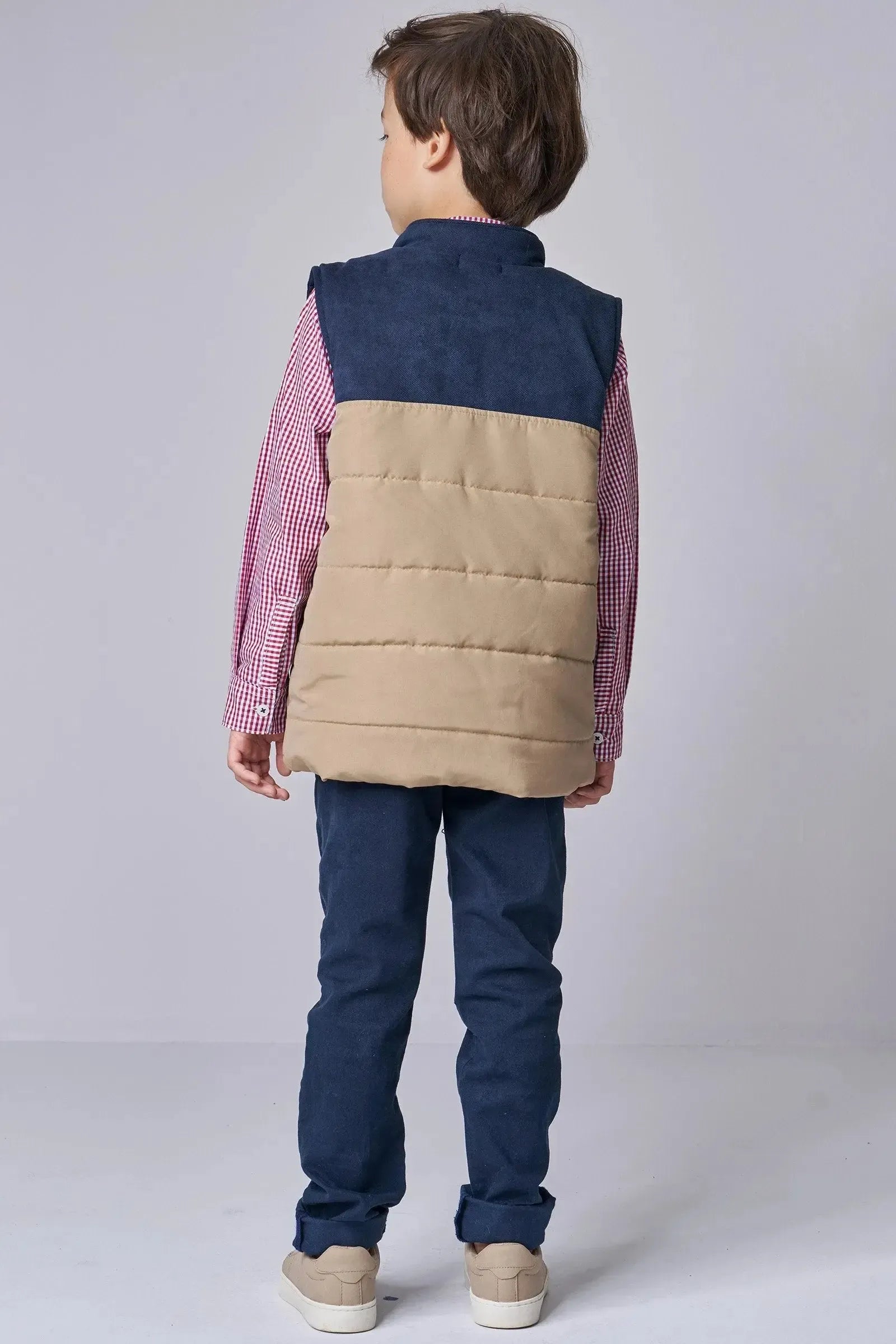 Colete em Tecido Twill com Elastano e Nylon Bora 89459 LucBoo Infantil Menino