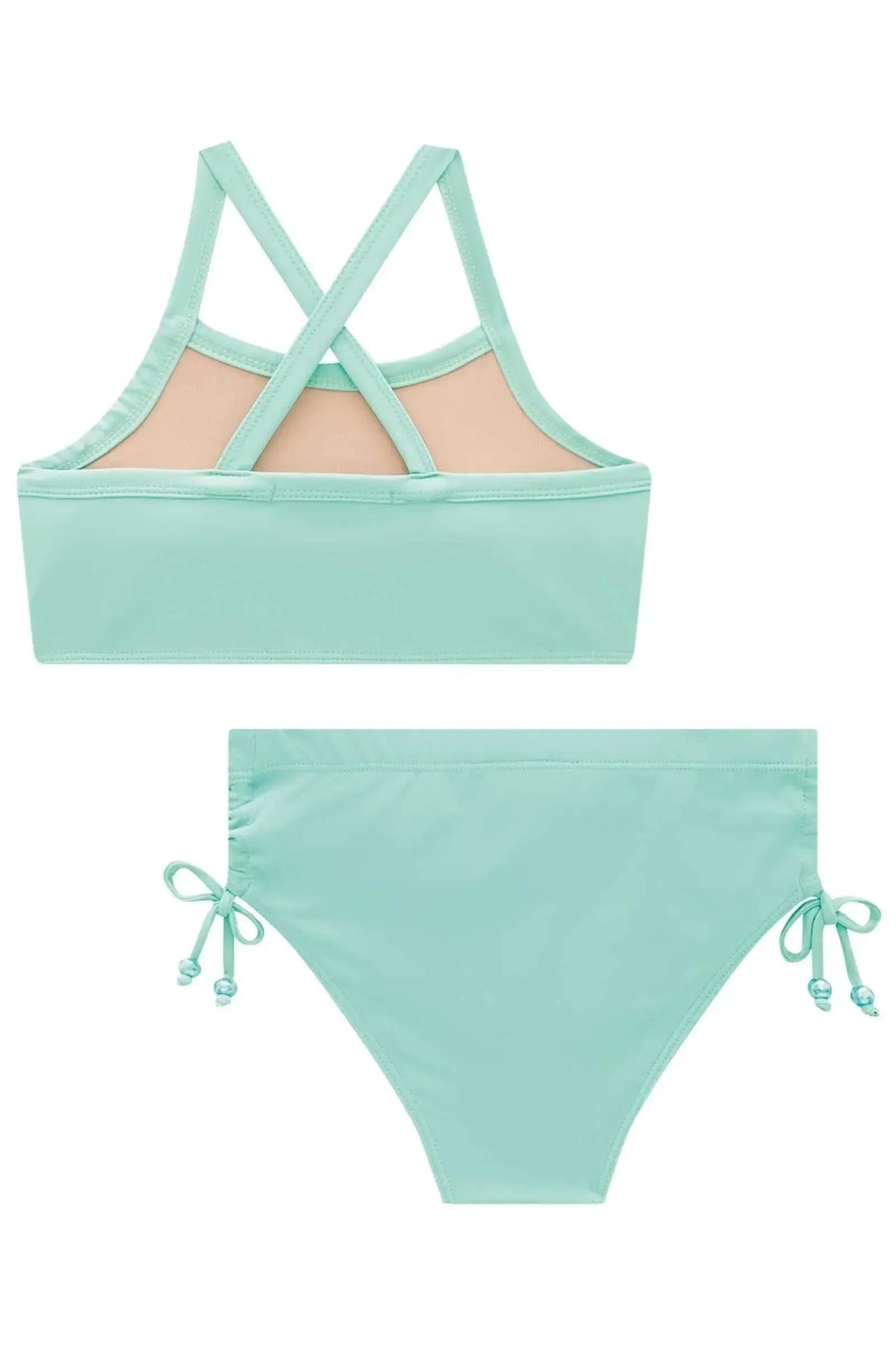 Conjunto de Biquíni com Top e Calcinha em Malha Poliamida com Proteção UV 50+ 99379 Lilimoon Teen Menina