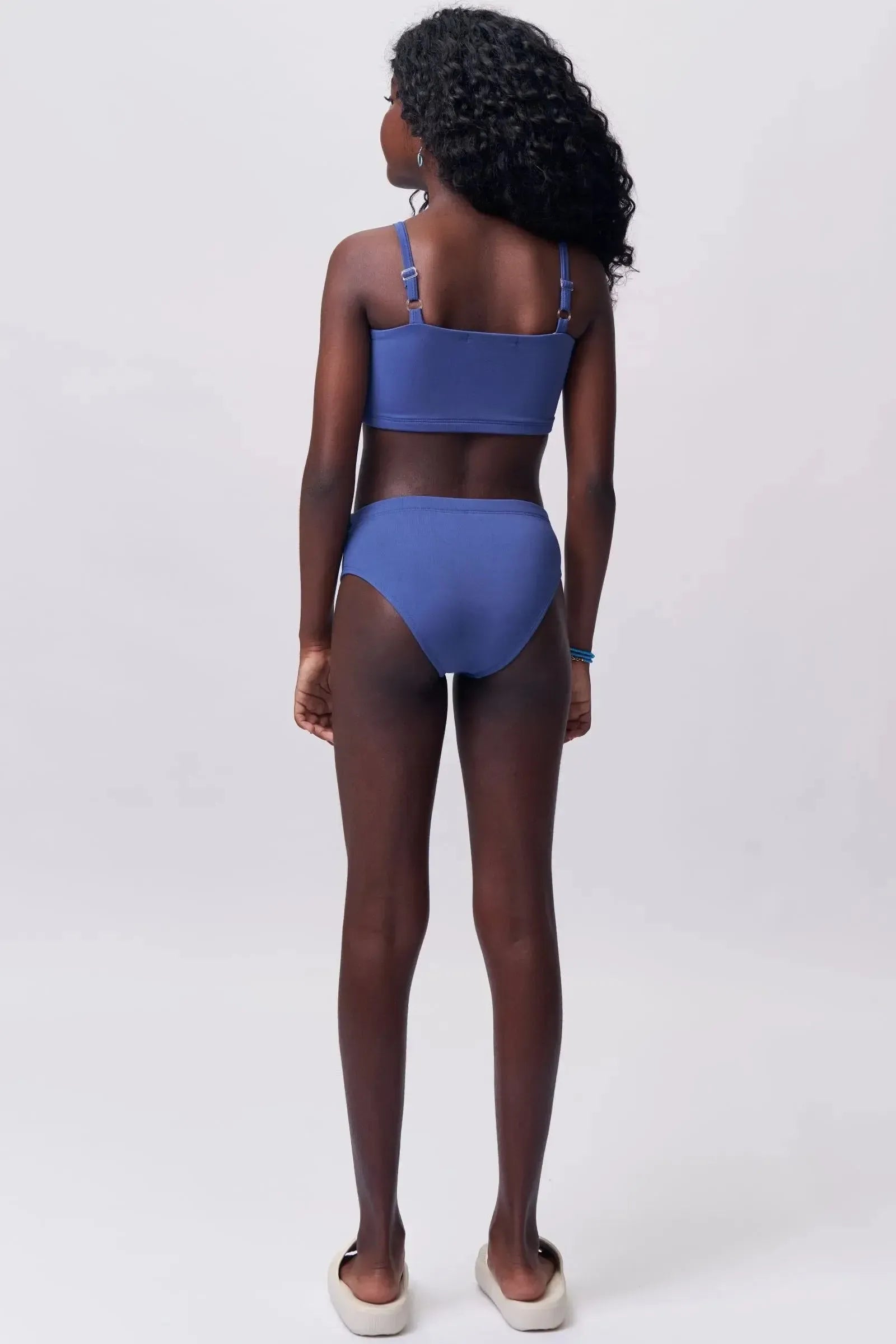 Conjunto de Biquíni com Top e Calcinha Tradicional em Malha Poliamida com Proteção UV 50+ 92881 Lilimoon Teen Menina
