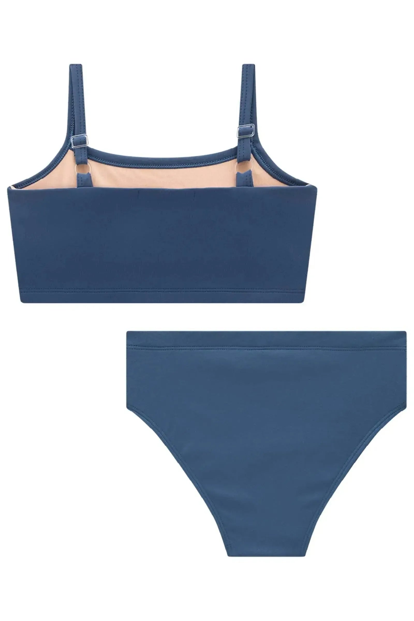 Conjunto de Biquíni com Top e Calcinha Tradicional em Malha Poliamida com Proteção UV 50+ 92881 Lilimoon Teen Menina