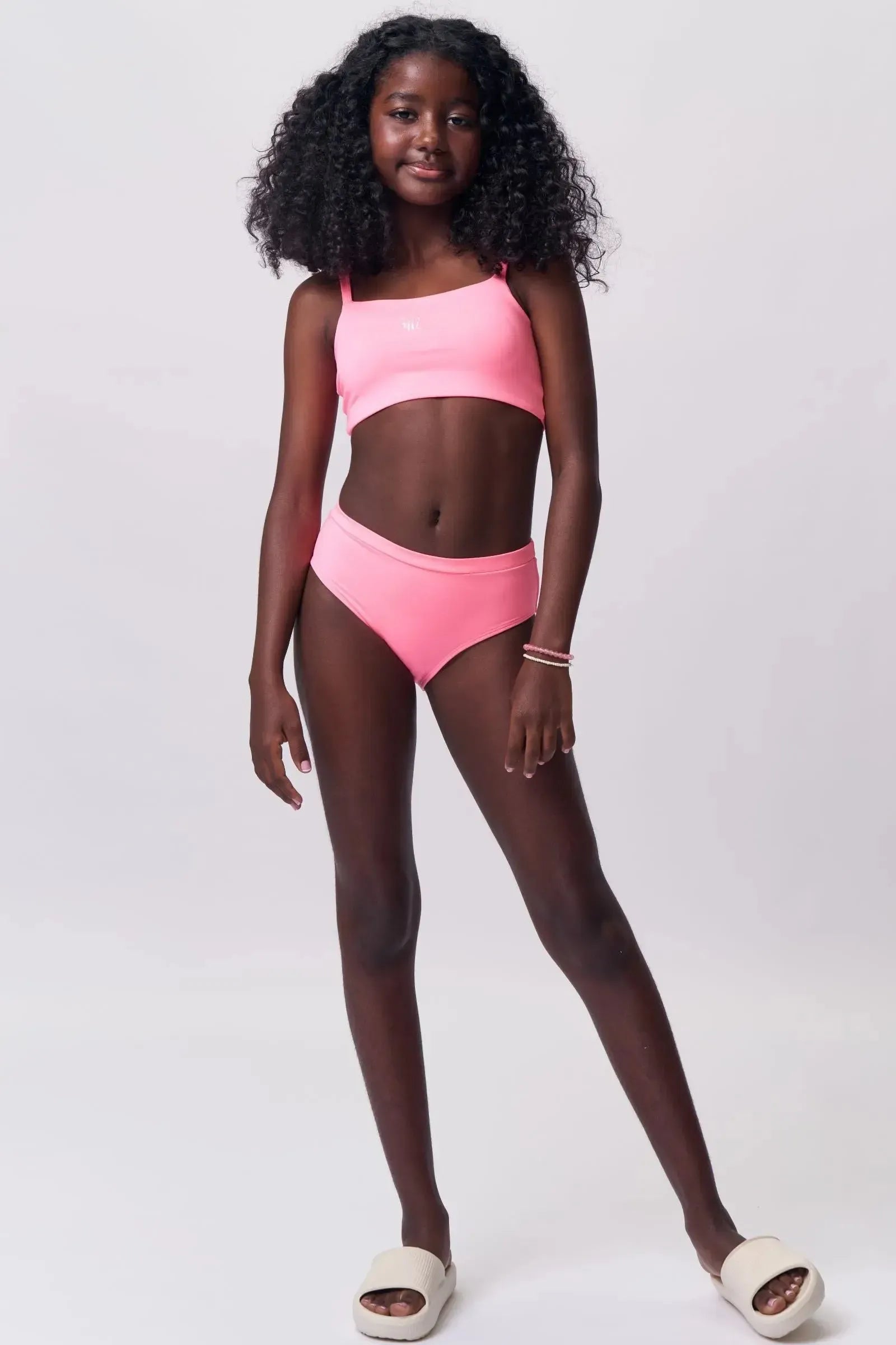 Conjunto de Biquíni com Top e Calcinha Tradicional em Malha UV Dry com Proteção UV 50+ 92878 Lilimoon Teen Menina