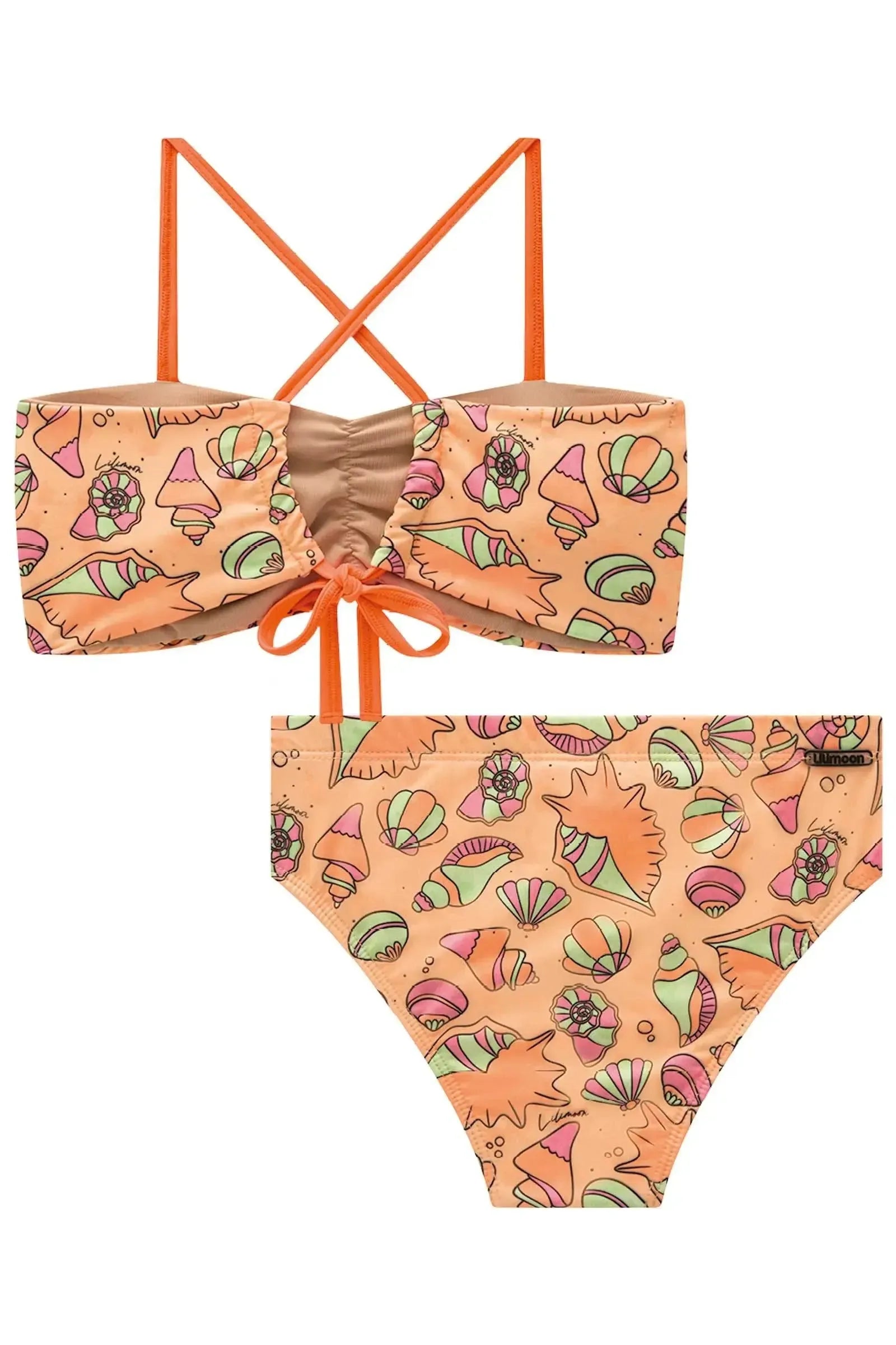 Conjunto de Biquíni em Malha UV Dry com Proteção UV 50+ 92874 Lilimoon Teen Menina