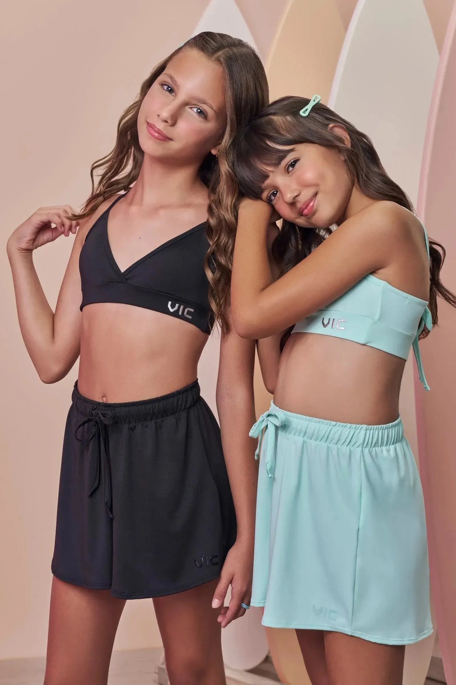 Conjunto de Biquíni em Malha UV50 99483 Vic Teen Menina