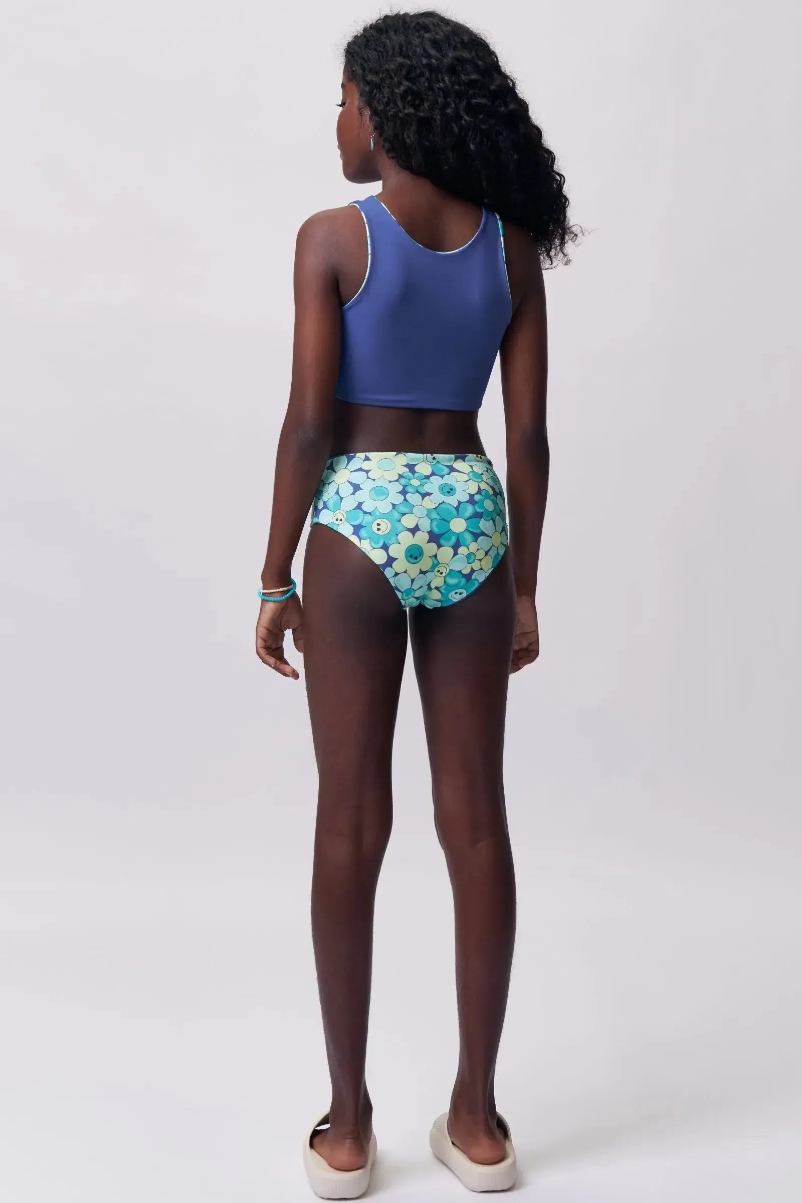 Conjunto de Biquíni Reversível em Malha UV Dry com Proteção UV 50+ 92880 Lilimoon Teen Menina