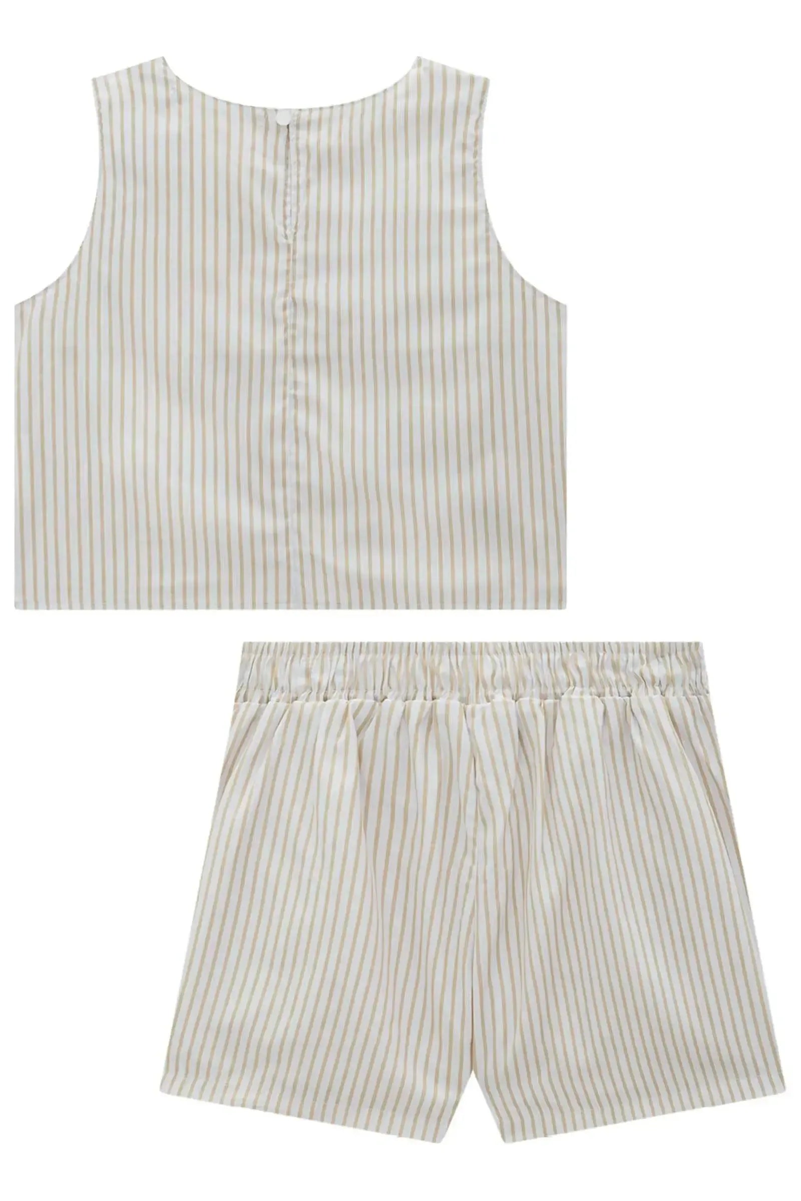 Conjunto de Blusa e Shorts em Alfaiataria Verano 92592 Lilimoon Teen Menina