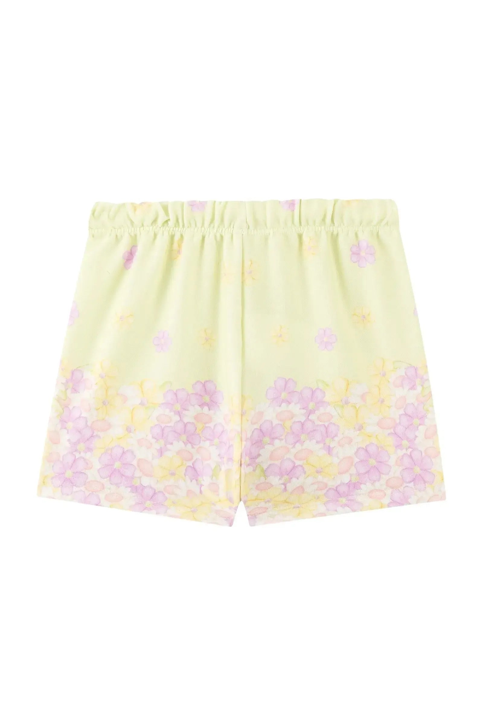Conjunto de Blusa em Canelado Liz e Shorts em Molecotton 94223 Kukiê Infantil Menina