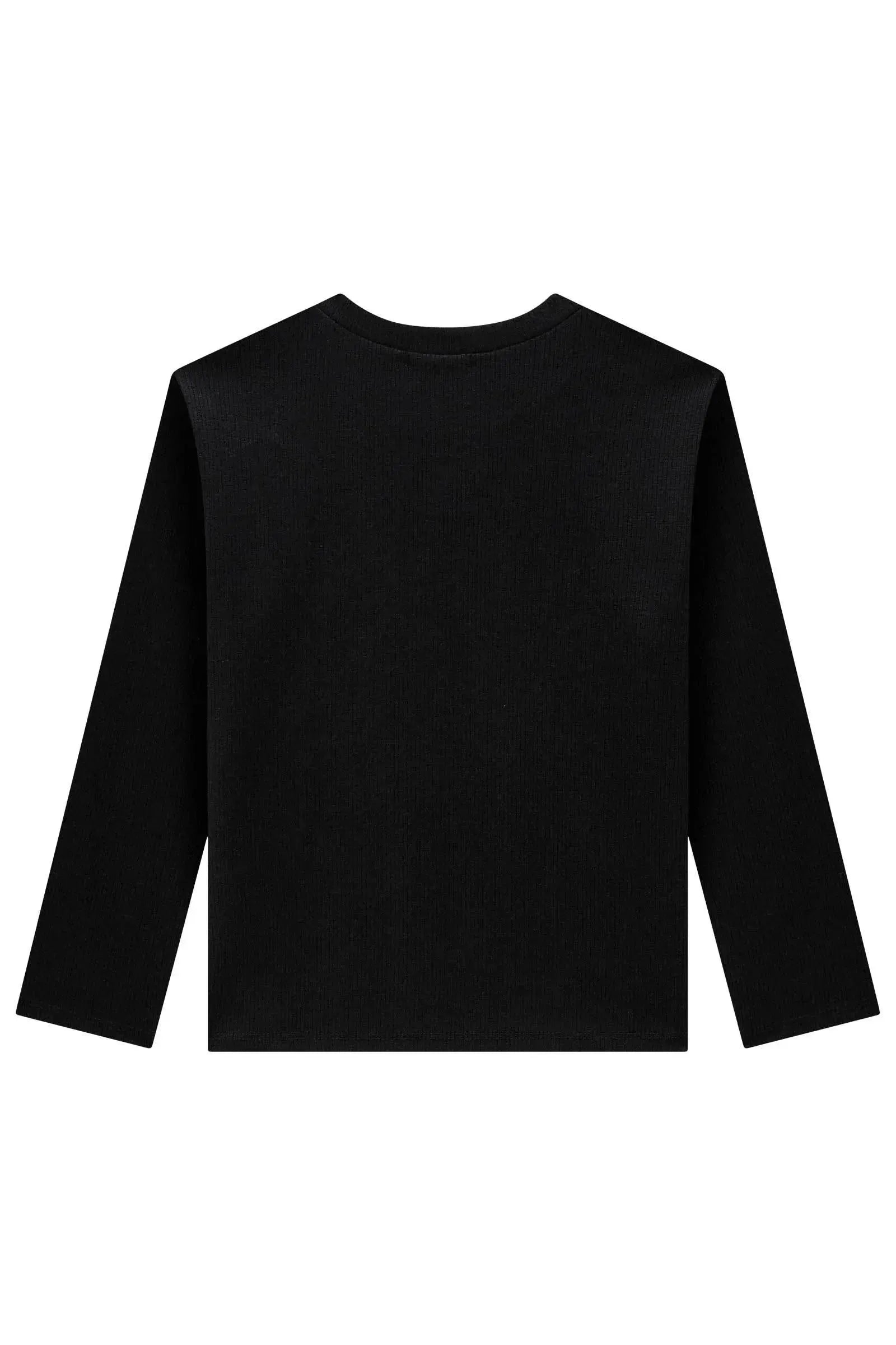 Conjunto de Blusa em Canelado Liz e Shorts em Tweed 89444 Vic&Vicky Teen Menina