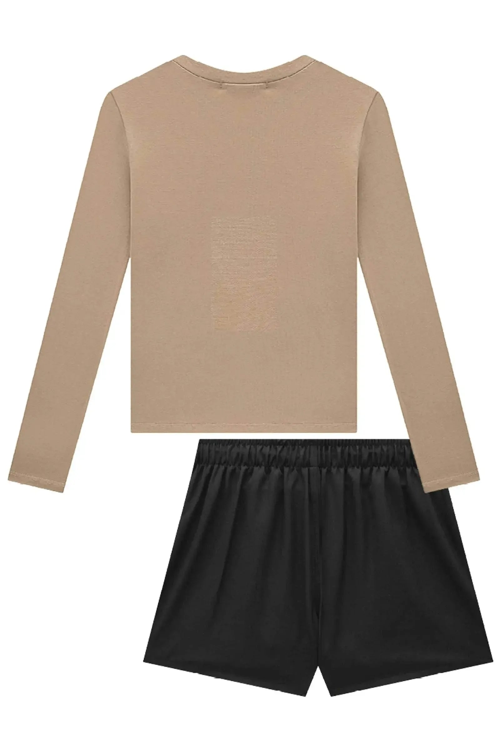 Conjunto de Blusa em Cotton e Short Saia em Alfaiataria Pergamon 90749 Lilimoon Teen Menina