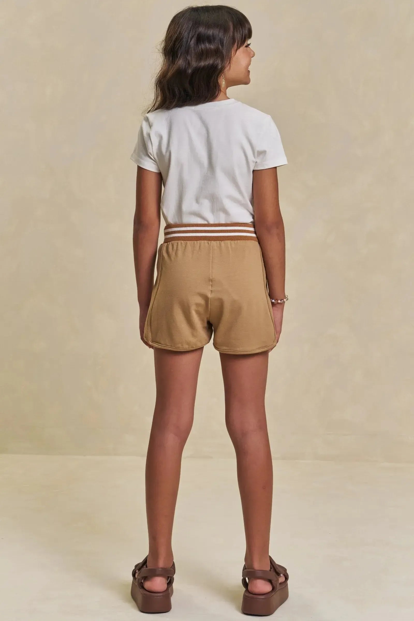 Conjunto de Blusa em Cotton e Shorts em Molevisco 95904 Lilimoon Teen Menina