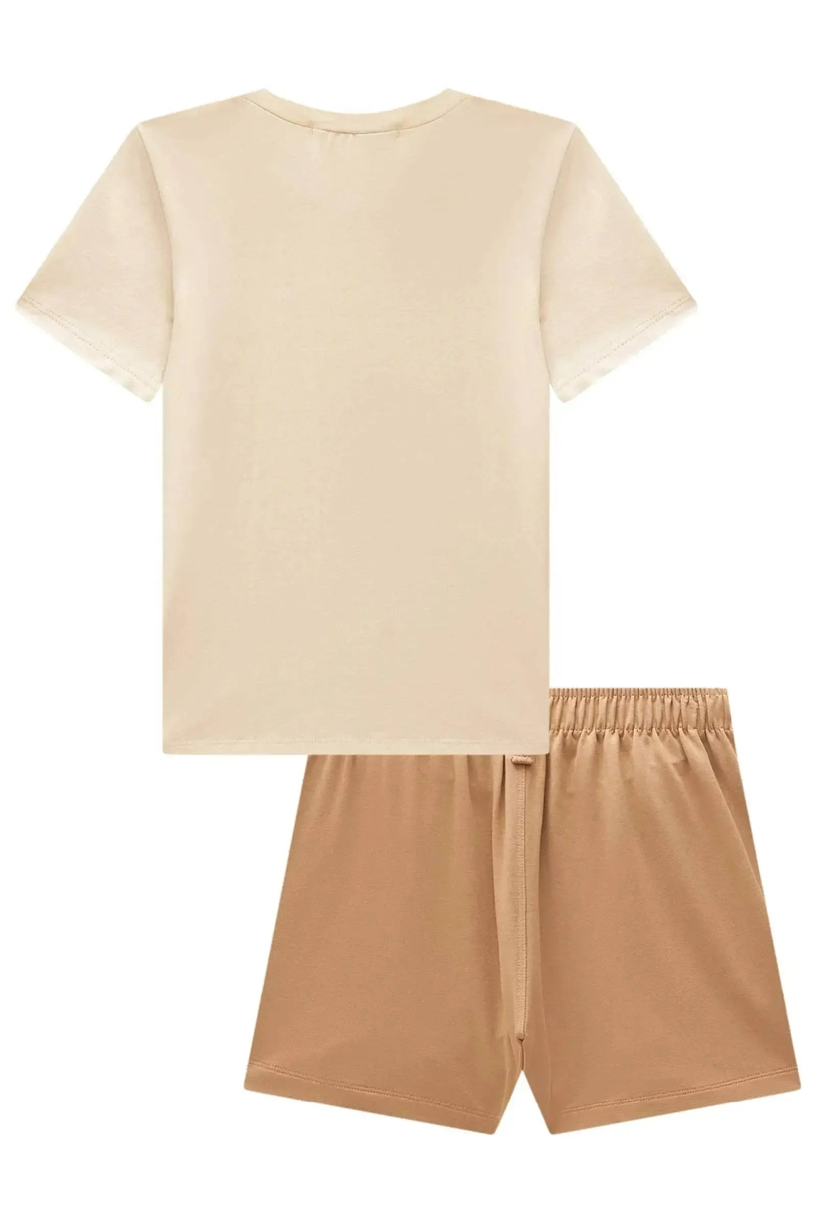 Conjunto de Blusa em Cotton e Shorts em Molevisco 98664 Lilimoon Teen Menina