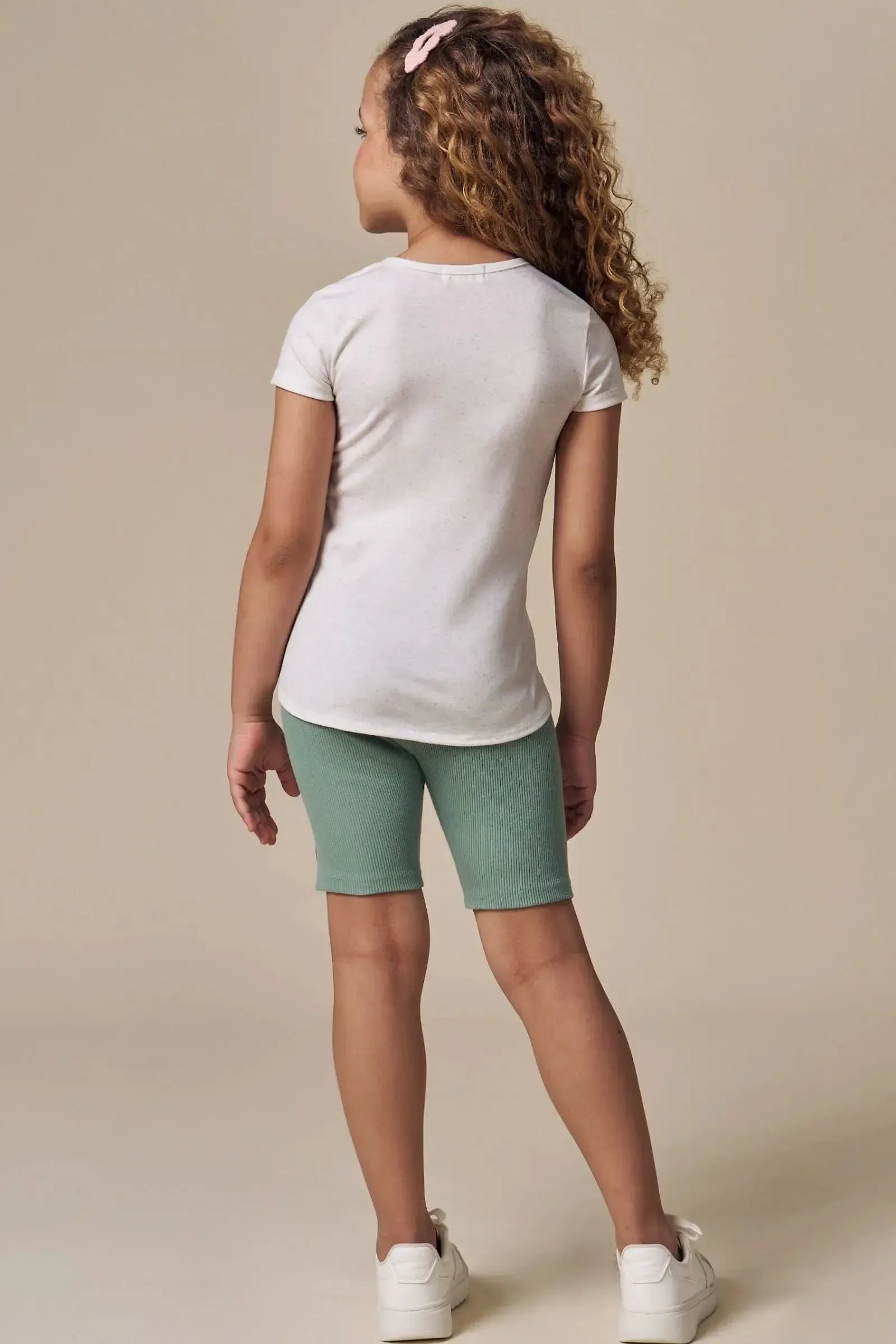 Conjunto de Blusa em Malha Fresh e Biker em Canelado Liz 94946 Infanti Infantil Menina
