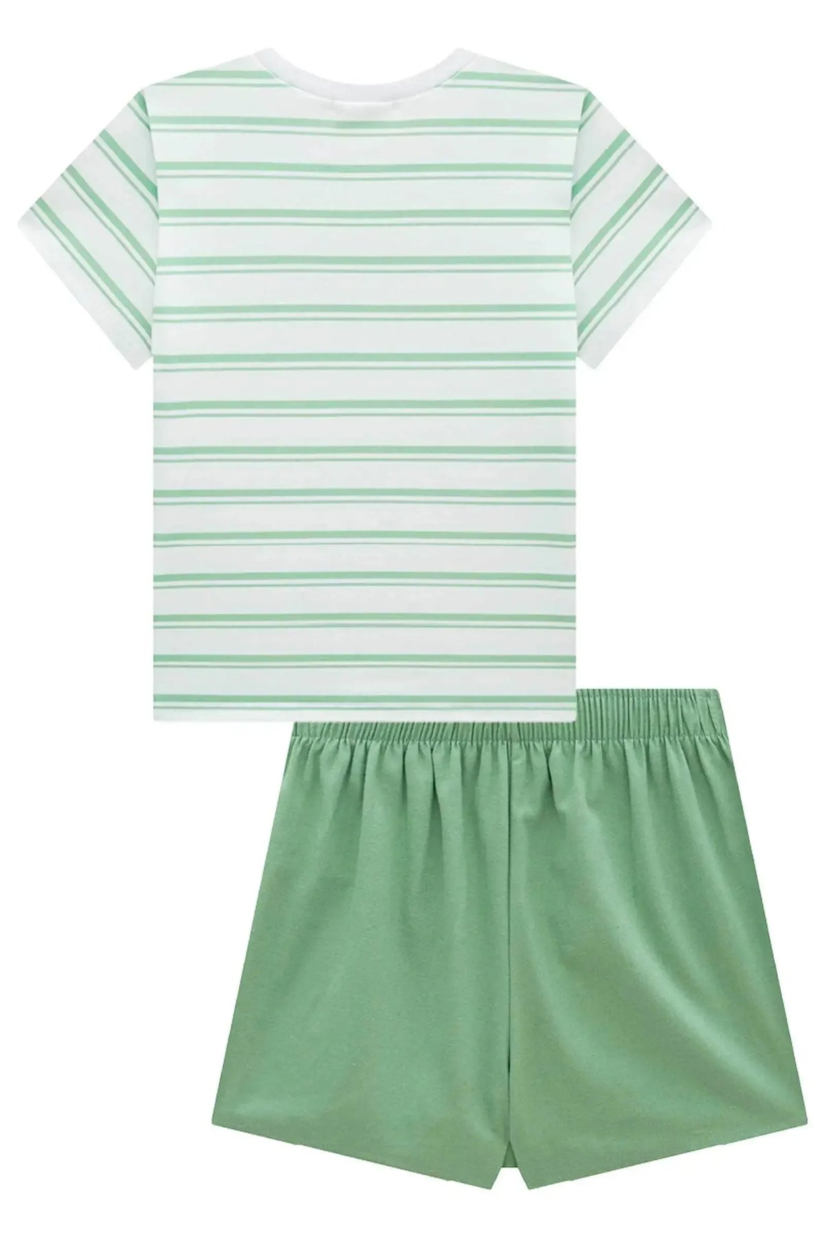 Conjunto de Blusa em Malha Power e Short Saia em Linho com Elastano 99109 Vic Teen Menina
