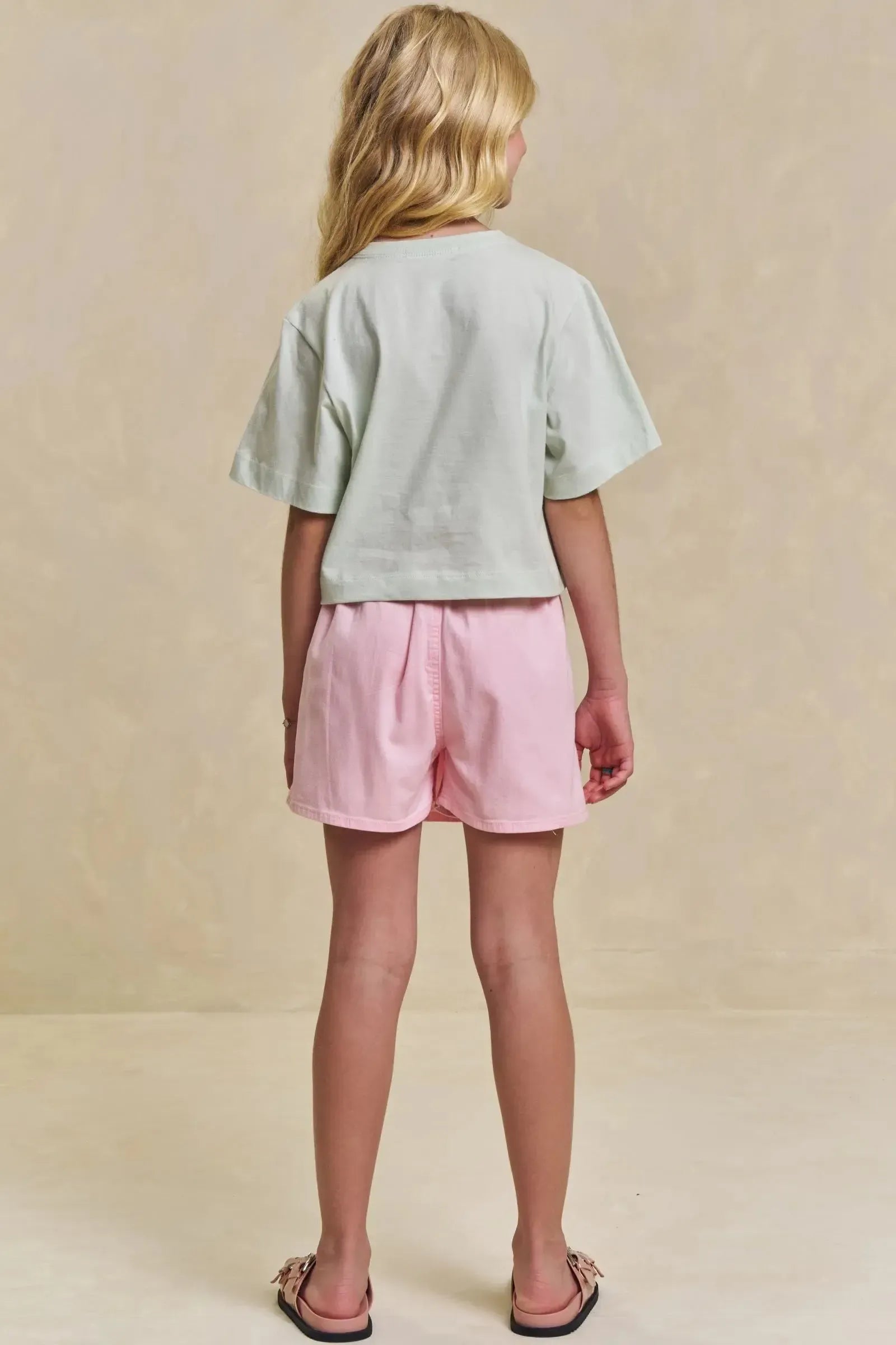 Conjunto de Blusa em Meia Malha e Short Saia em Sarja com Elastano 96313 Lilimoon Teen Menina