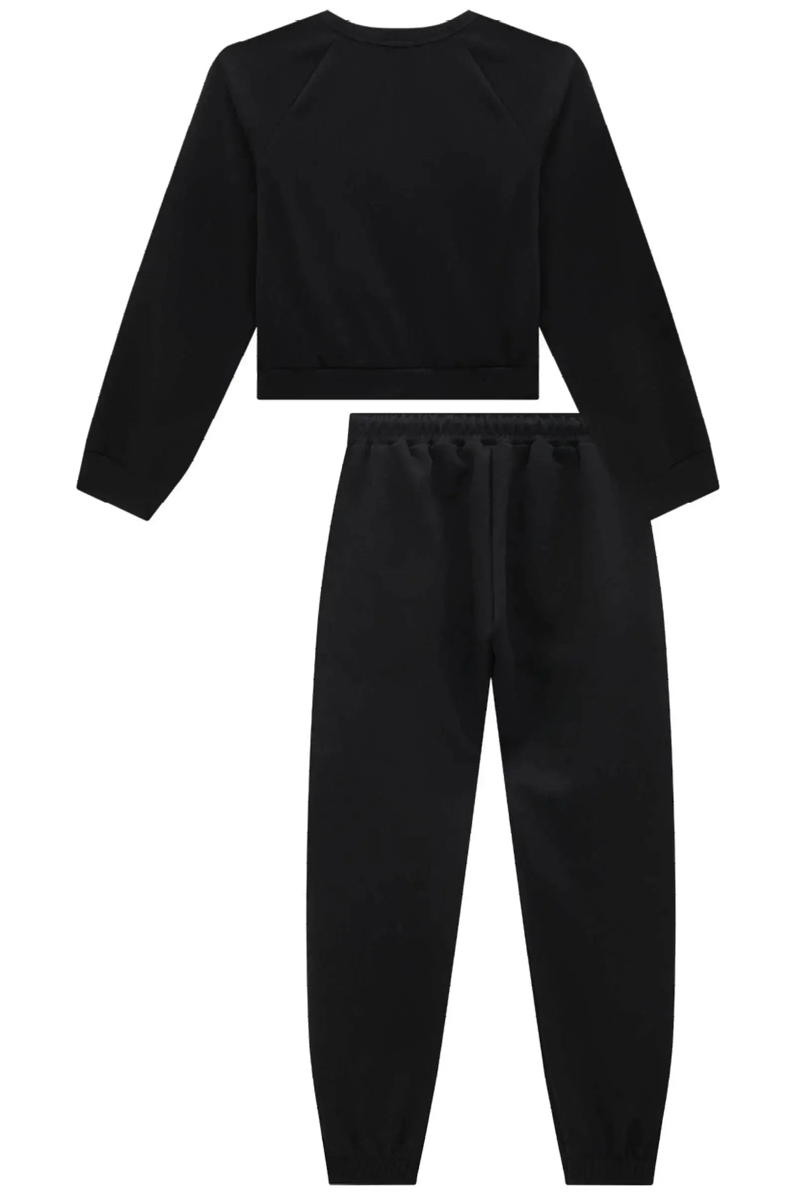 Conjunto de Blusão Boxy e Calça Jogger em Tecno New 91996 Vic&Vicky Teen Menina