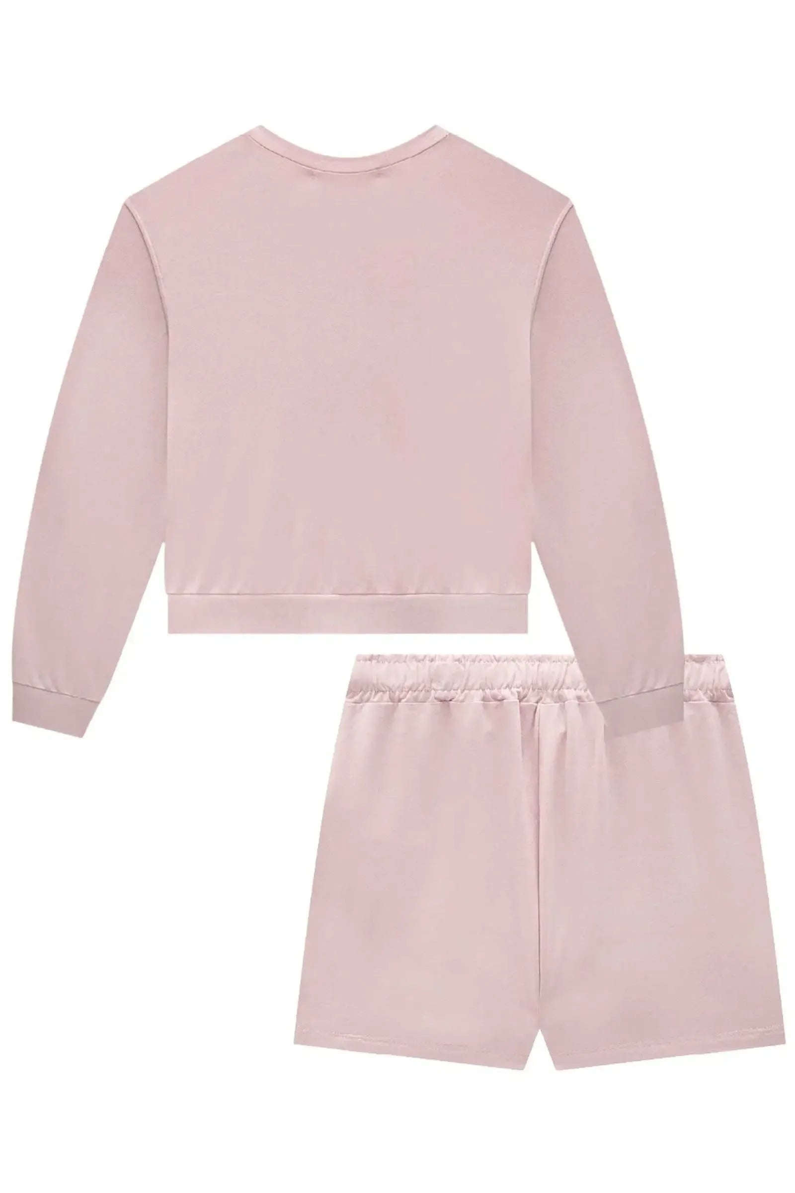 Conjunto de Blusão Boxy e Short Saia em Molevisco 91666 Lilimoon Teen Menina