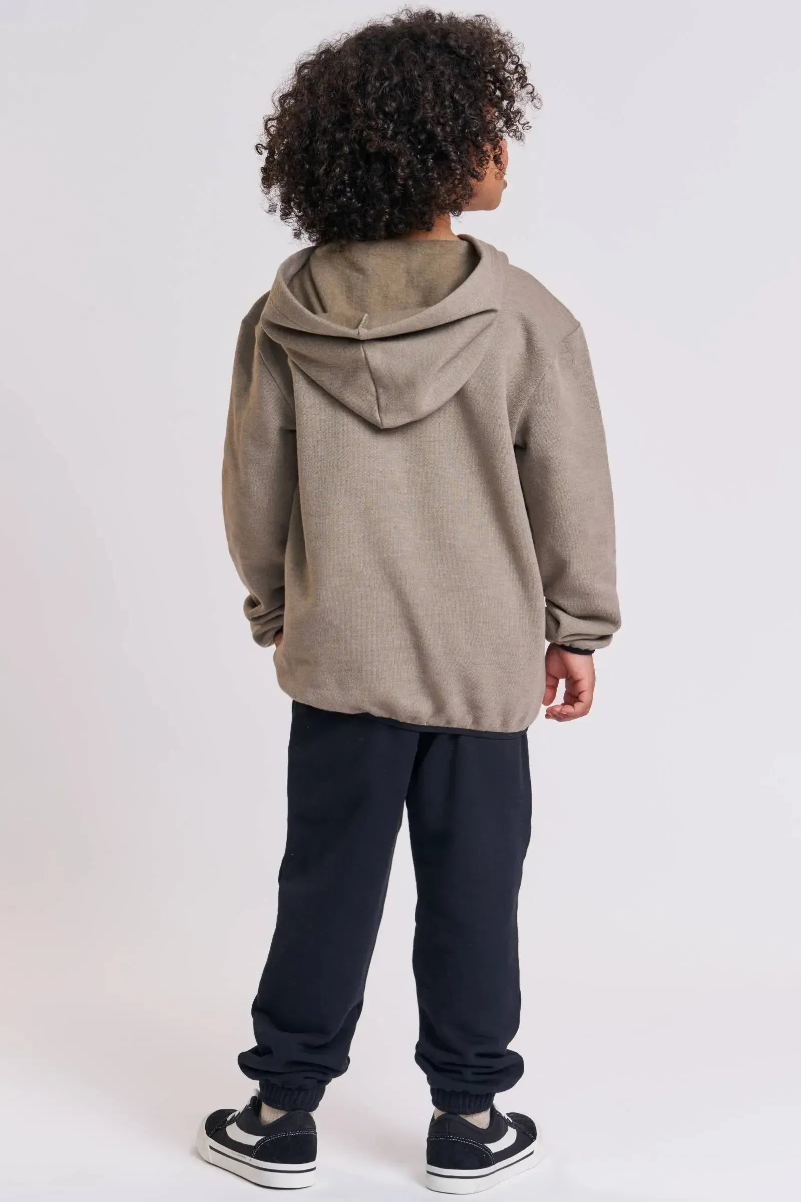 Conjunto de Blusão e Calça Jogger em Moletom com Pelúcia 90115 LucBoo Infantil Menino