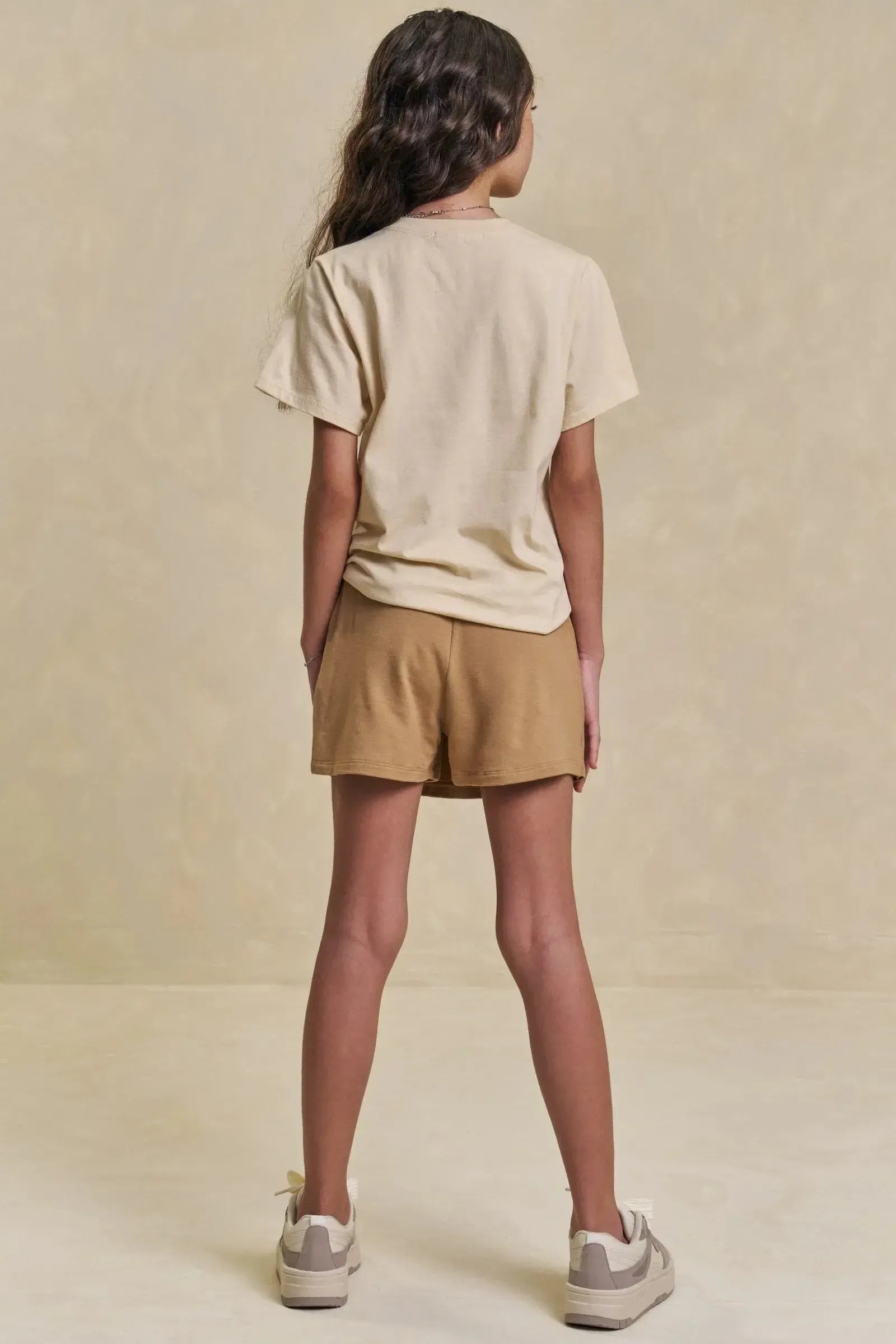 Conjunto de Camiseta Comfy em Meia Malha e Short Saia em Molevisco 95919 Lilimoon Teen Menina