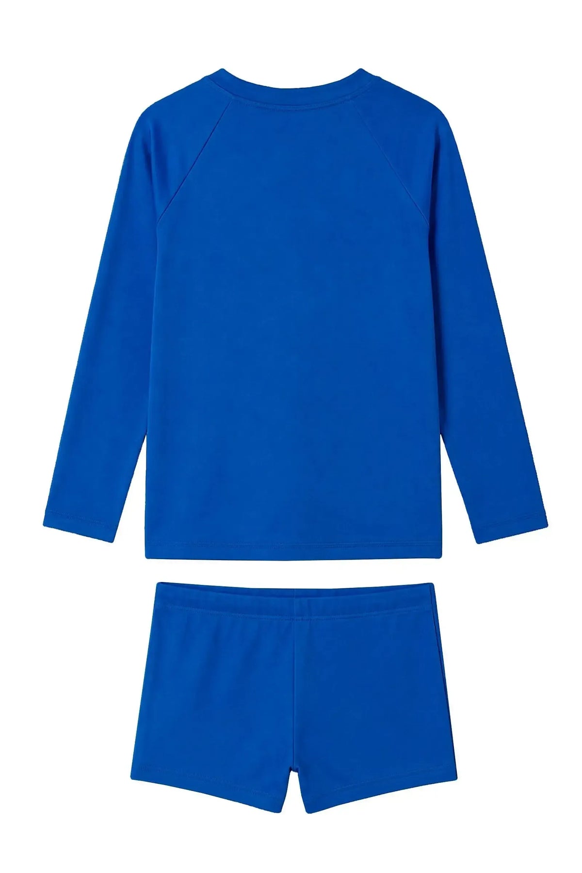 Conjunto de Camiseta e Sunga em Malha UV Dry com Proteção UV50+ 24693 LucBoo Infantil Menino