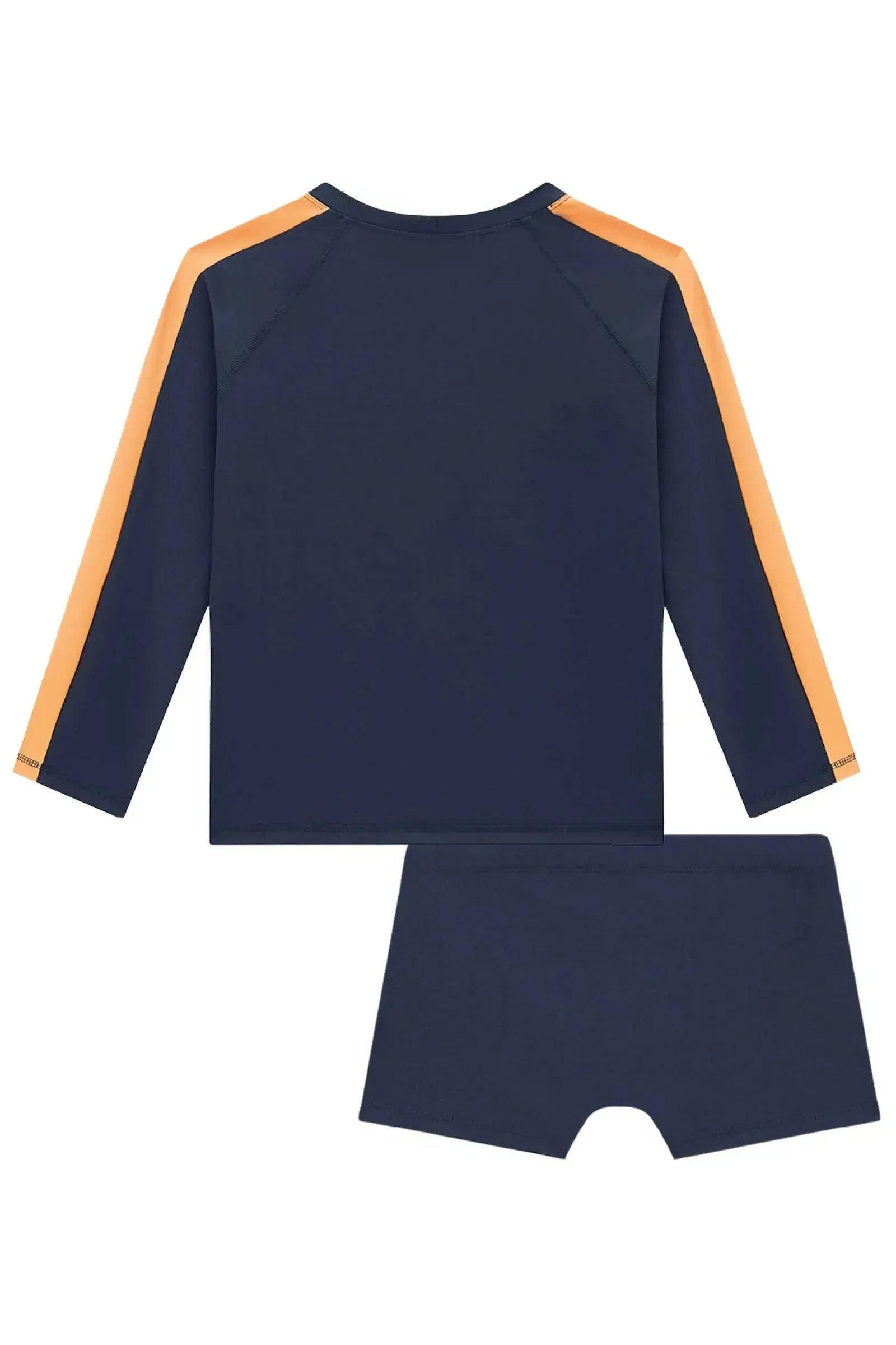 Conjunto de Camiseta e Sunga em Malha Uv Dry com Proteção UV50+ 93343 Johnny Fox Teen Menino