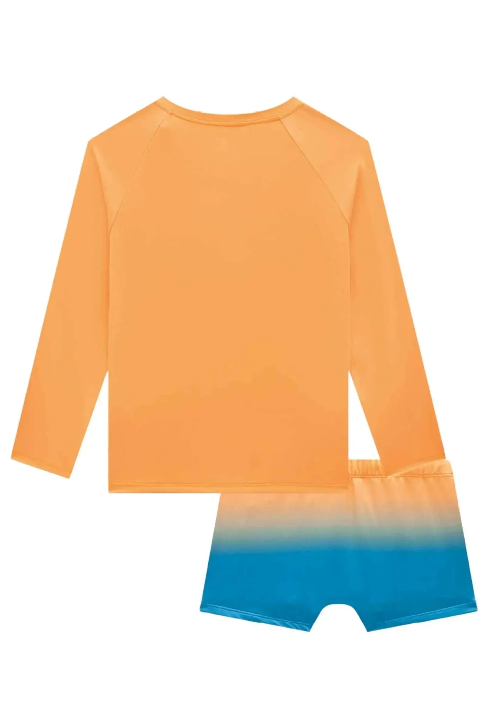 Conjunto de Camiseta e Sunga em Malha Uv Dry com Proteção UV50+ 97314 Johnny Fox Teen Menino