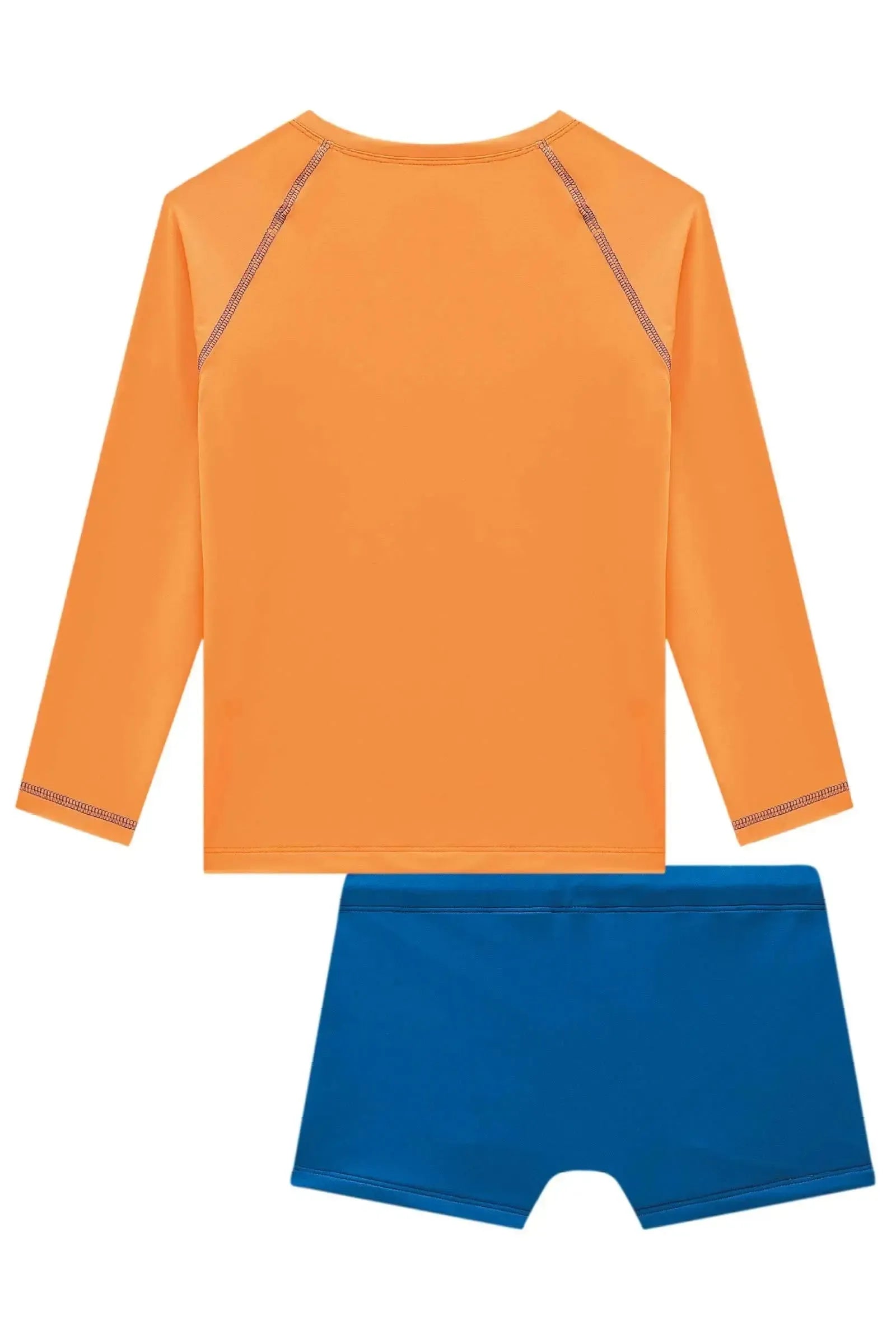 Conjunto de Camiseta e Sunga em Malha Uv Dry com Proteção UV50+ 99036 Johnny Fox Teen Menino