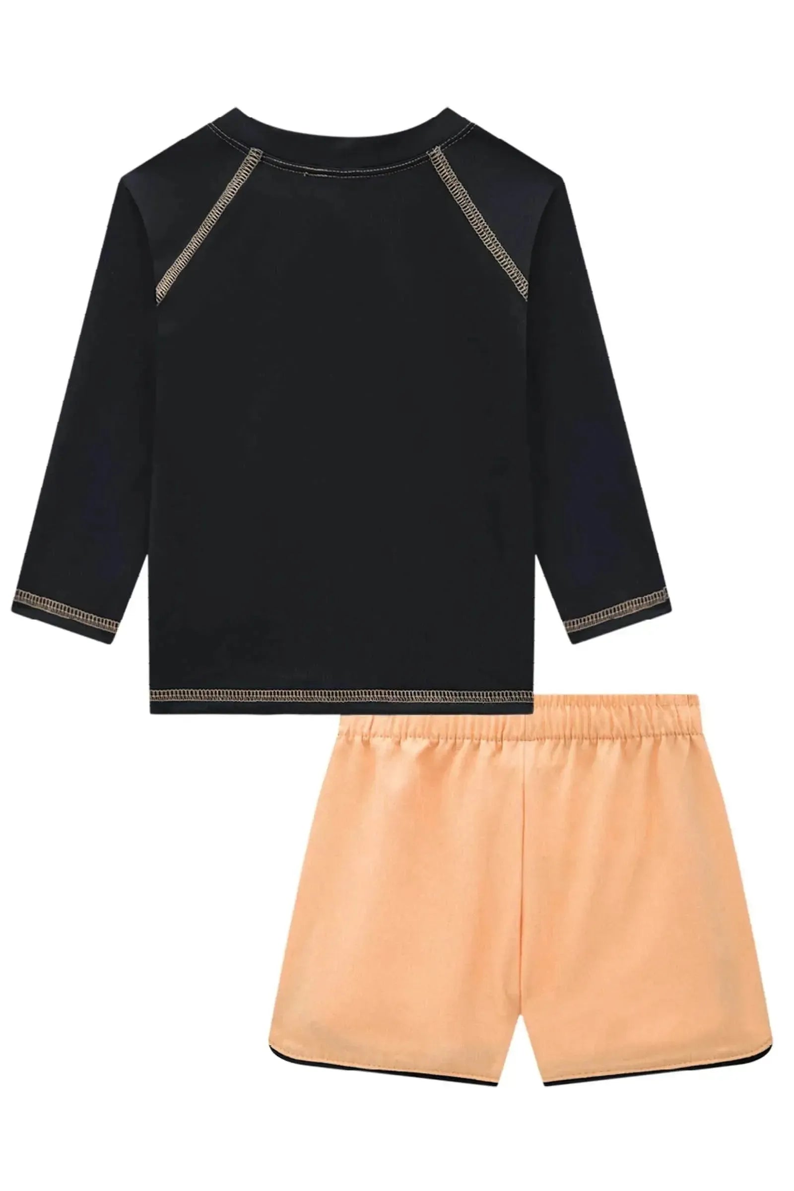 Conjunto de Camiseta em Malha UV Dry com e Bermuda em Nylon Hidronatic com Elastano 87641 LucBoo Bebê Menino