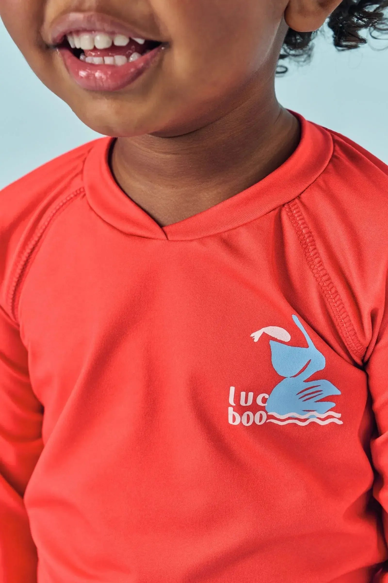 Conjunto de Camiseta em Malha UV Dry com Proteção UV 50+ e Bermuda em Nylon Ergonomic 85546 LucBoo Bebê Menino