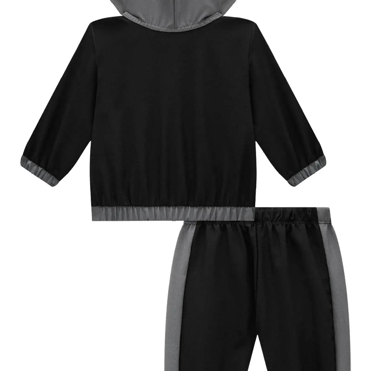 AT-DIRTY“D-2 WEATHER PARKAOLIVE サイズM Conjunto Jaqueta Corta Vento e Calça Jogger Bebê Menino Preto