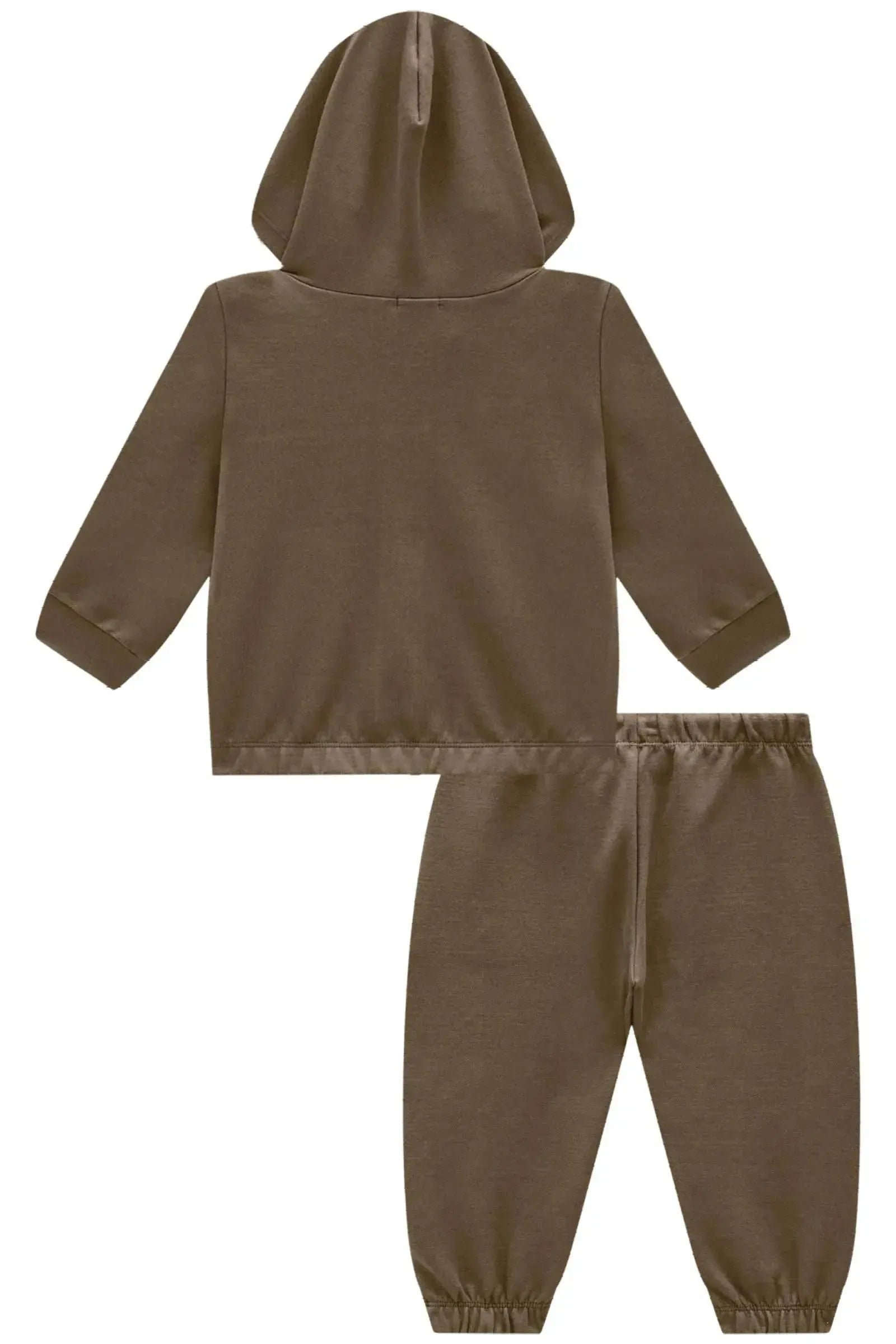 Conjunto de Jaqueta e Calça Jogger em Moletom sem Pelúcia 92358 Johnny Fox Bebê Menino