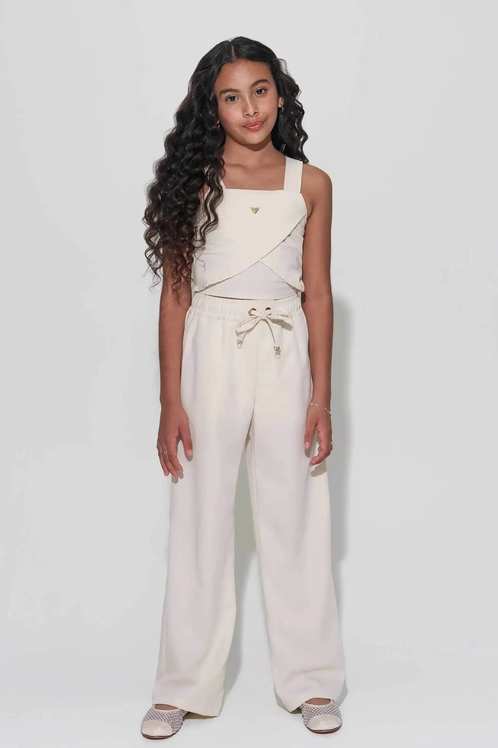 Conjunto de Regata e Calça em Alfaiataria Brunello 95937 Lilimoon Teen Menina