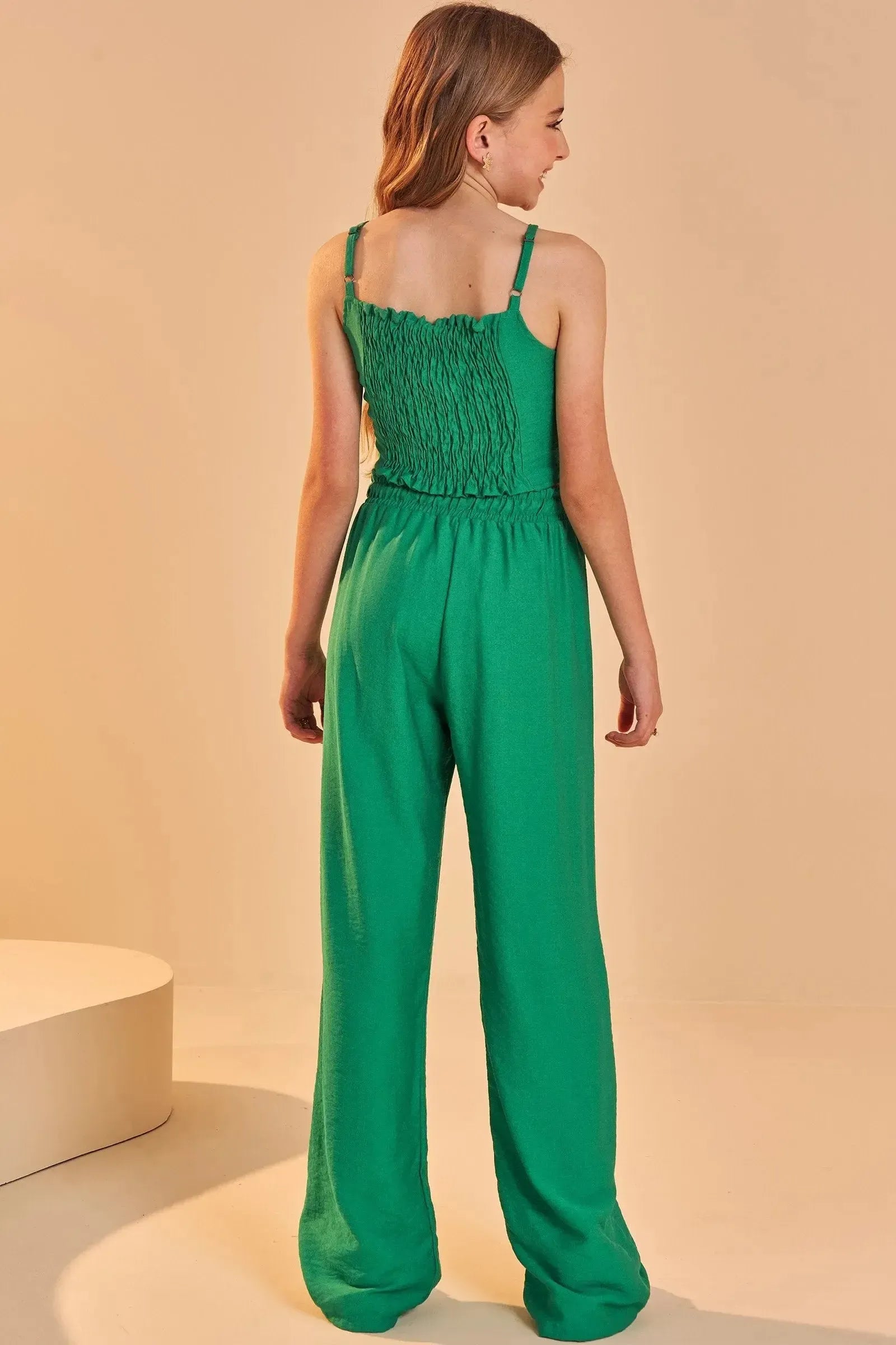 Conjunto de Top Cropped e Calça em Viscose Turim 85404 Lilimoon Teen Menina