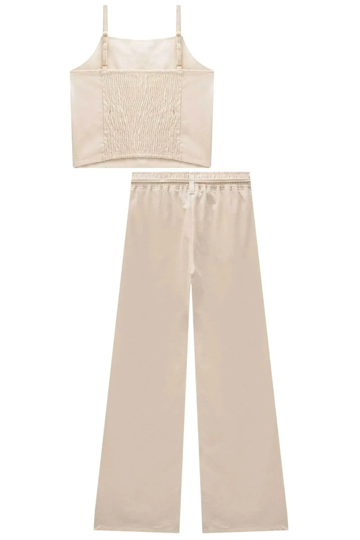 Conjunto de Top e Calça em Linho Santorini 99457 Lilimoon Teen Menina