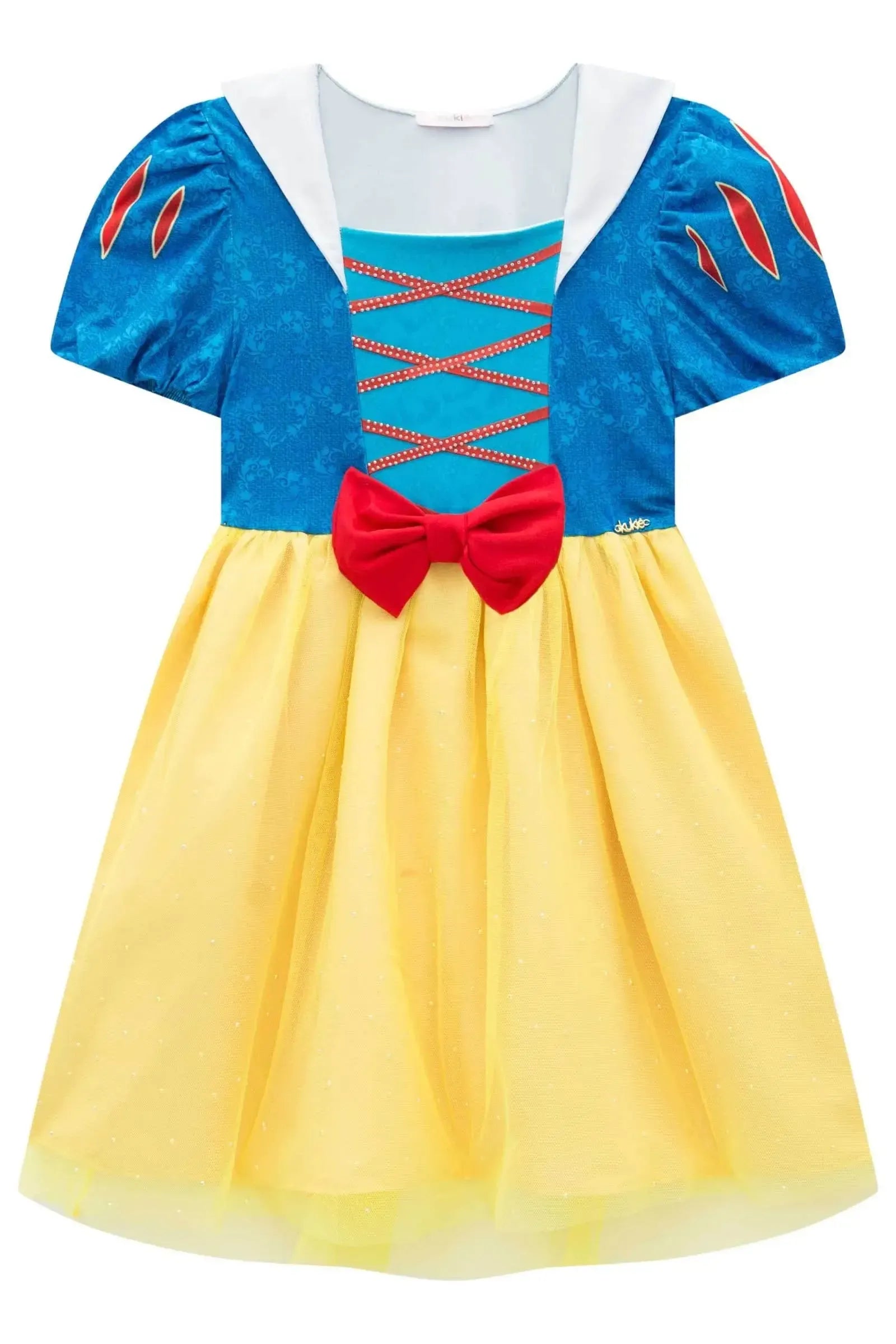Fantasia de Princesa Branca Das Neves. (Vestido em Malha UV e Tule) 97602 Kukiê Infantil Menina