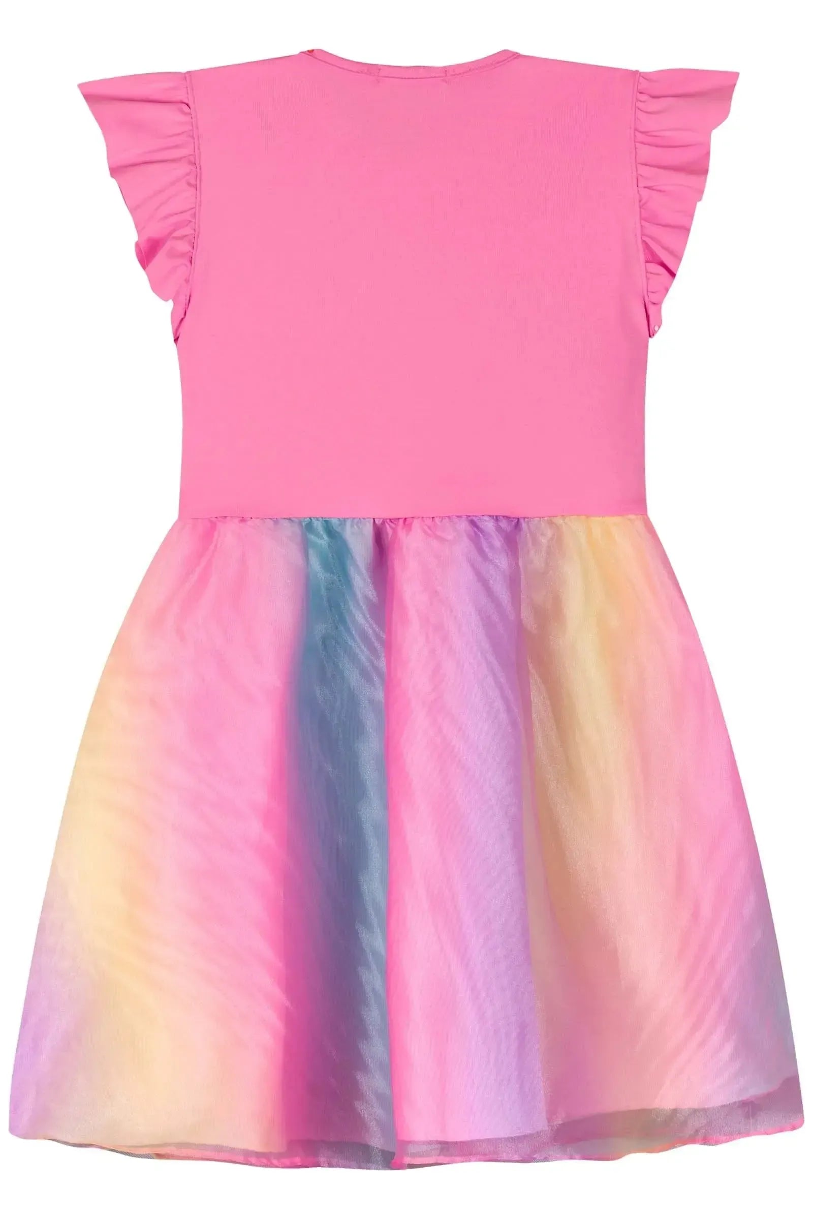 Fantasia de Unicórnio (Vestio em Malha UV Nylon e Organza) 85885 Kukiê Infantil Menina