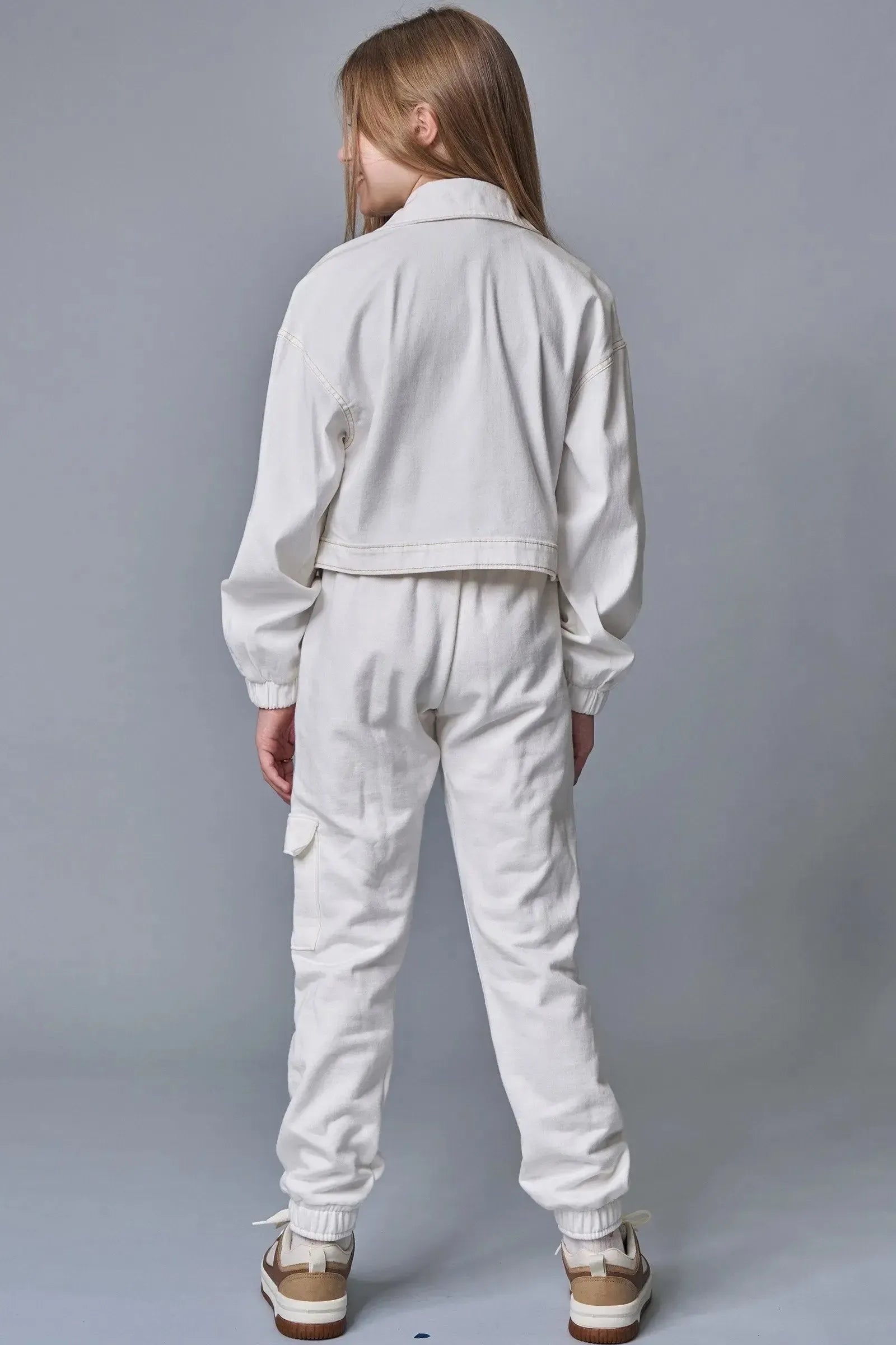 Jaqueta Boxy Baggy em Sarja com Elastano 89357 Lilimoon Teen Menina