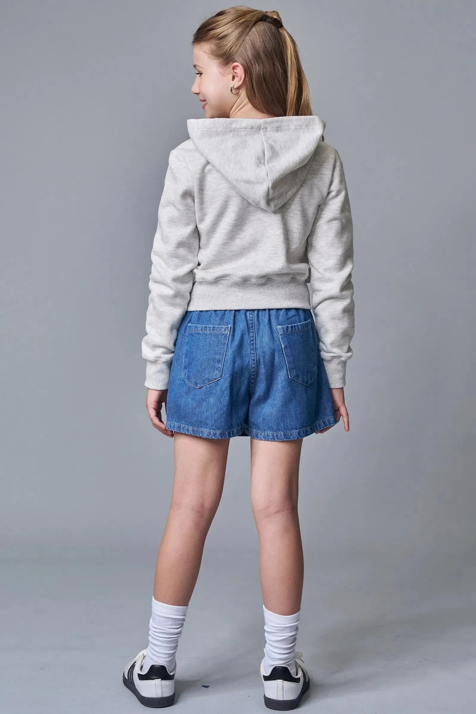 Jaqueta Boxy com Capuz em Moletom com Pelúcia 89419 Lilimoon Teen Menina