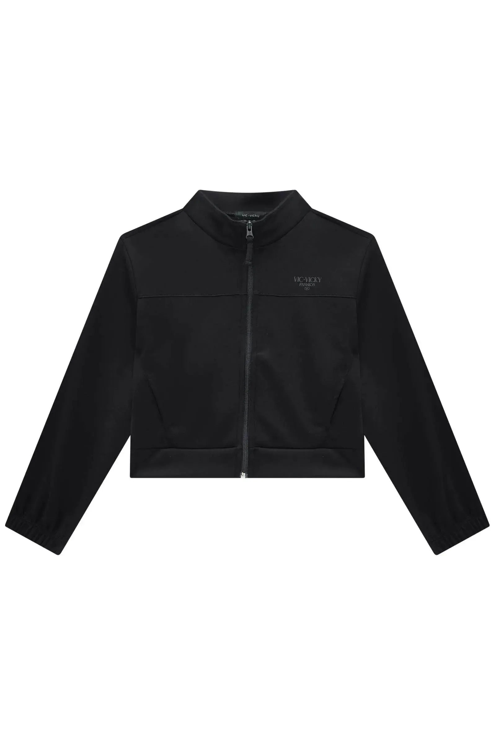 Jaqueta Boxy em Malha Tecno New 90860 Vic&Vicky Teen Menina