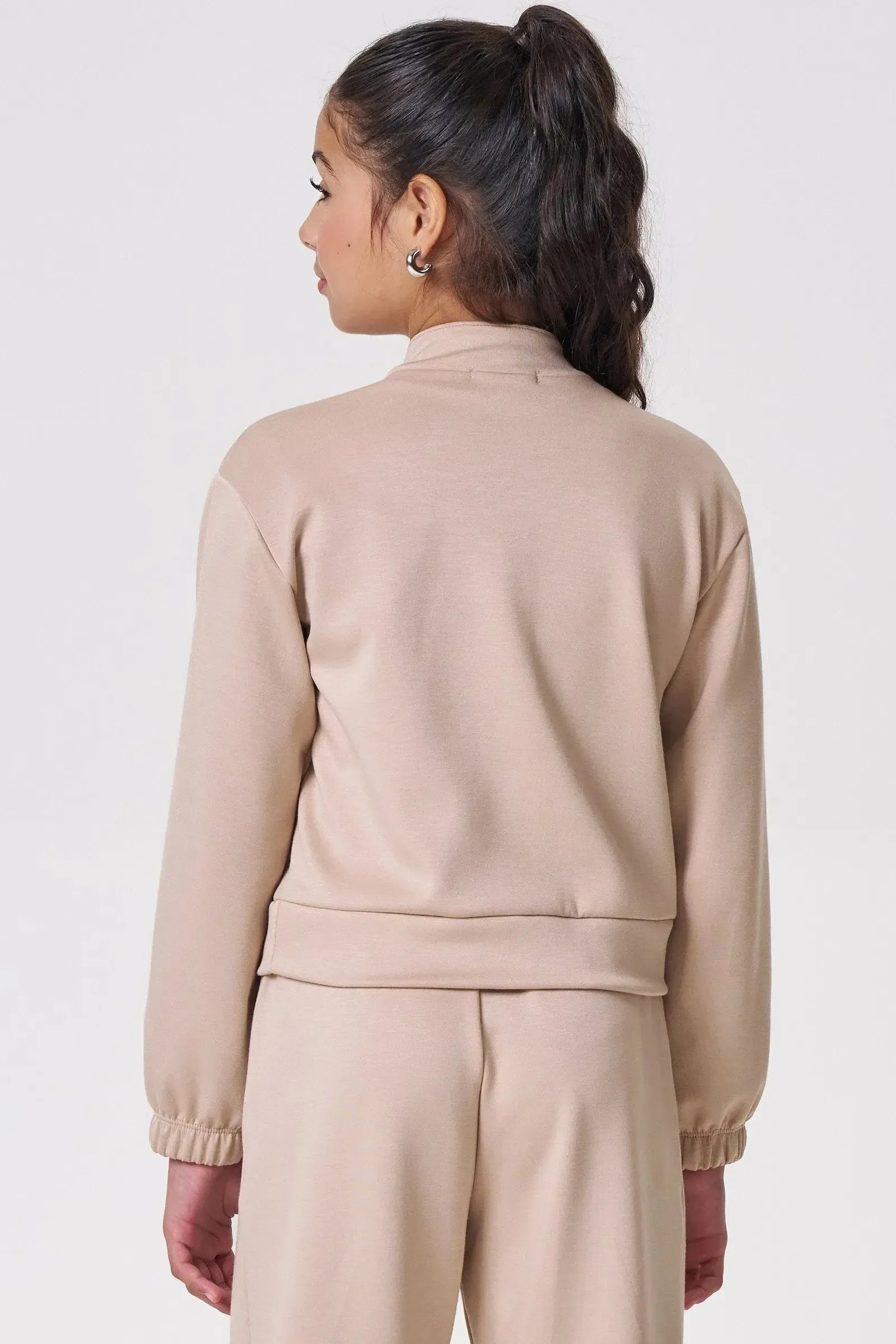 Jaqueta Boxy em Malha Tecno New 90860 Vic&Vicky Teen Menina