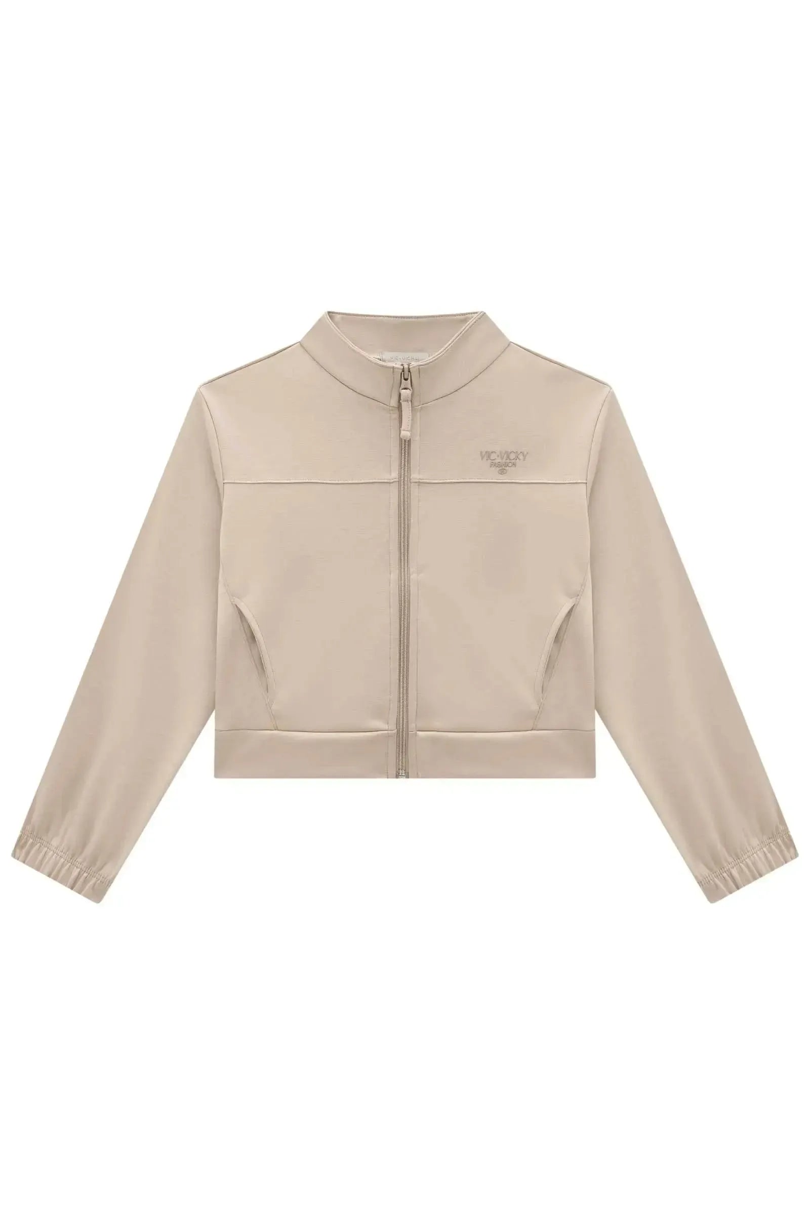 Jaqueta Boxy em Malha Tecno New 90860 Vic&Vicky Teen Menina