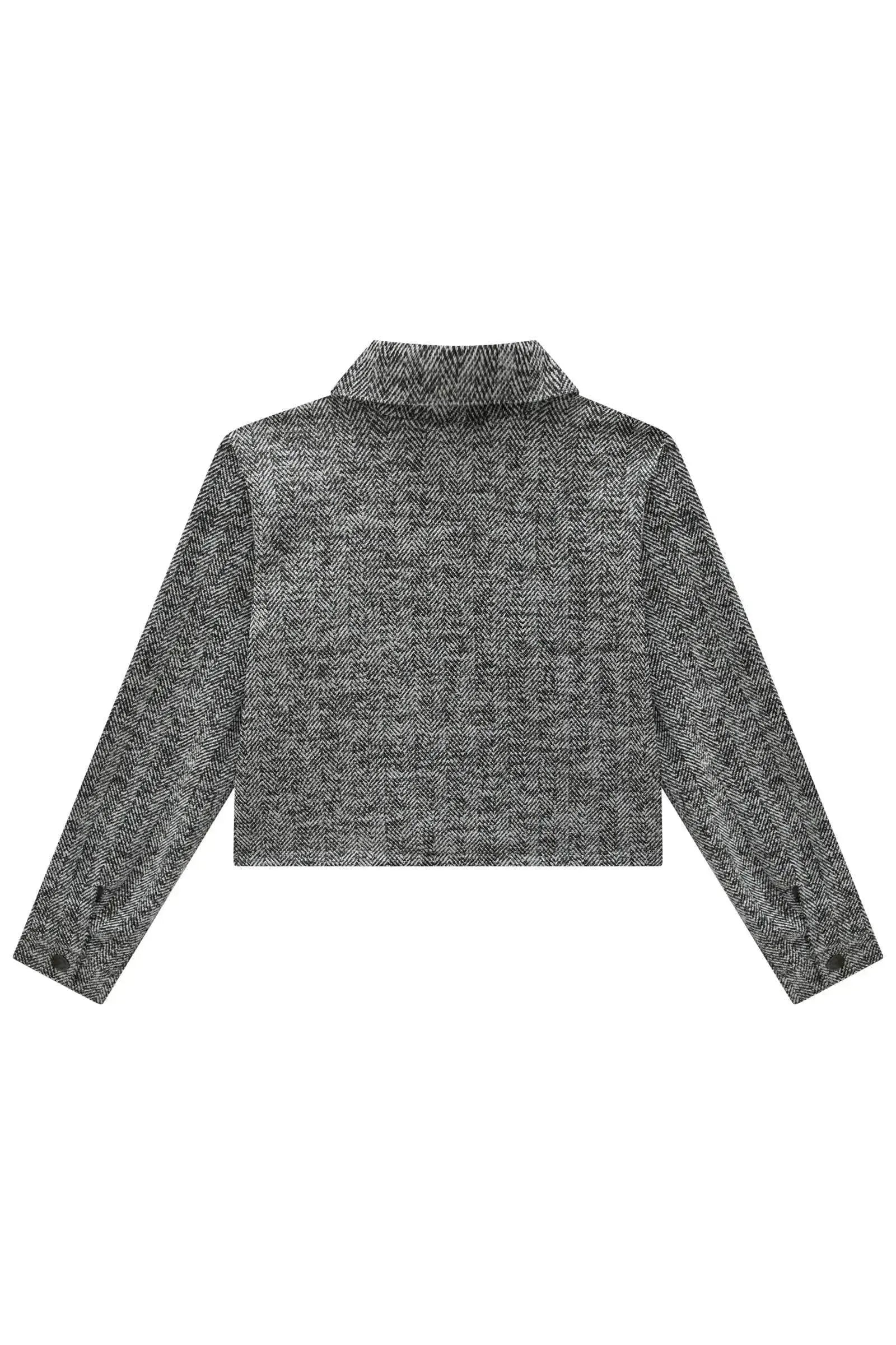 Jaqueta Boxy em Tweed 89426 Vic&Vicky Teen Menina