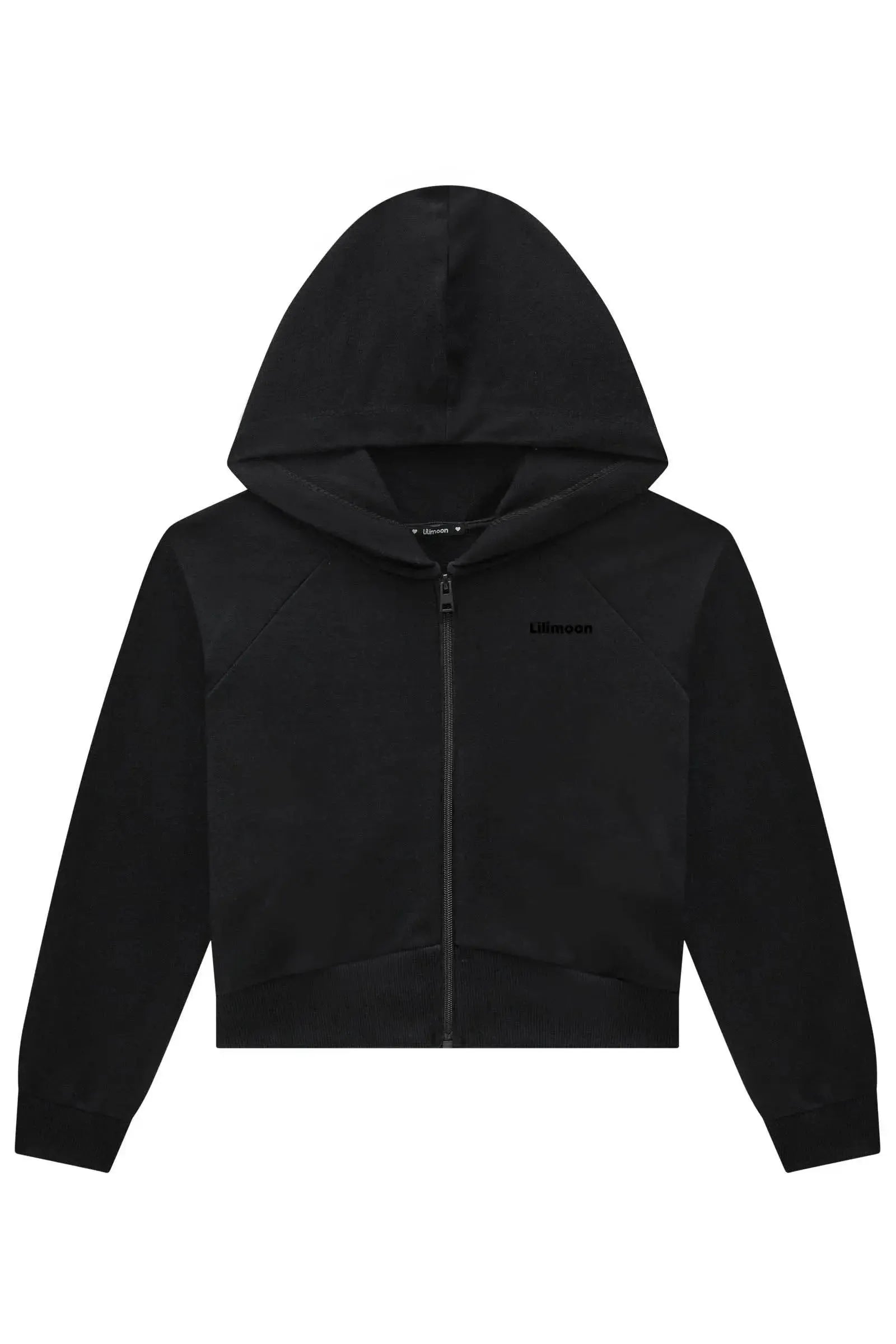 Jaqueta Boxy Over com Capuz em Moletom sem Pelúcia 89416 Lilimoon Teen Menina