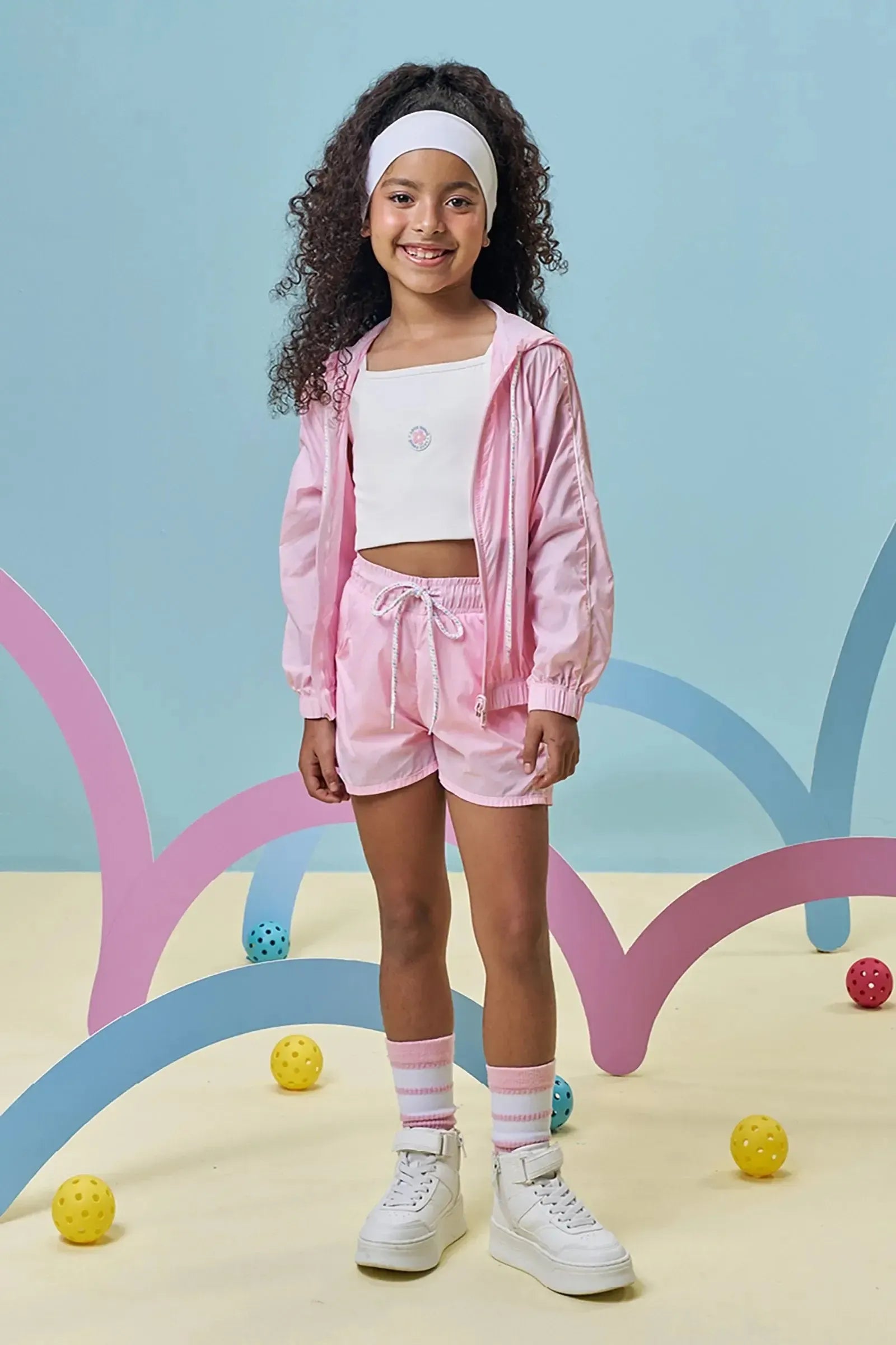 Jaqueta Corta Vento em Air Tech 96981 Kukiê Infantil Menina