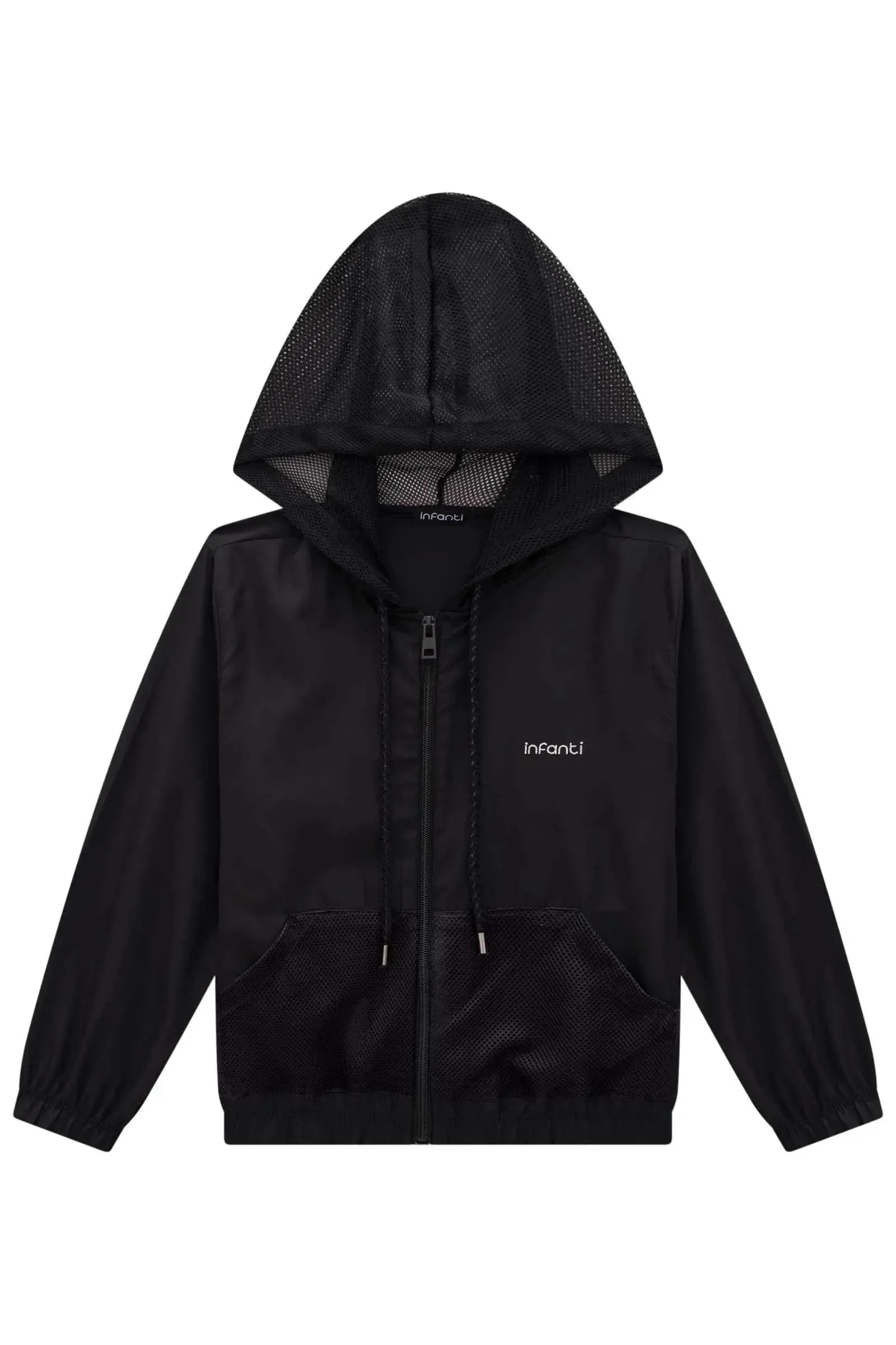 Jaqueta Corta Vento em Nylon 83534 Infanti Infantil Menina