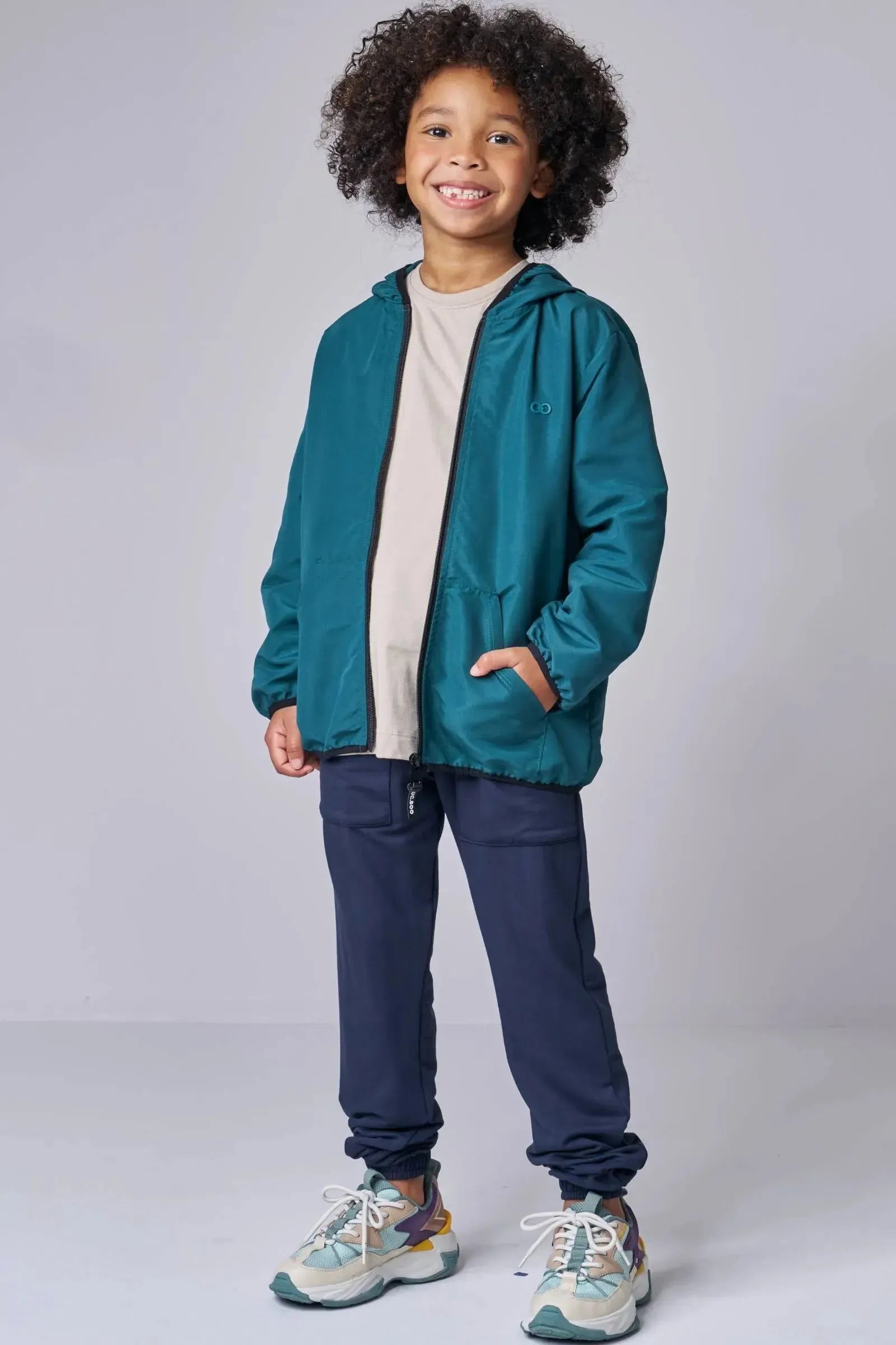 Jaqueta Corta Vento em Nylon 89515 LucBoo Infantil Menino